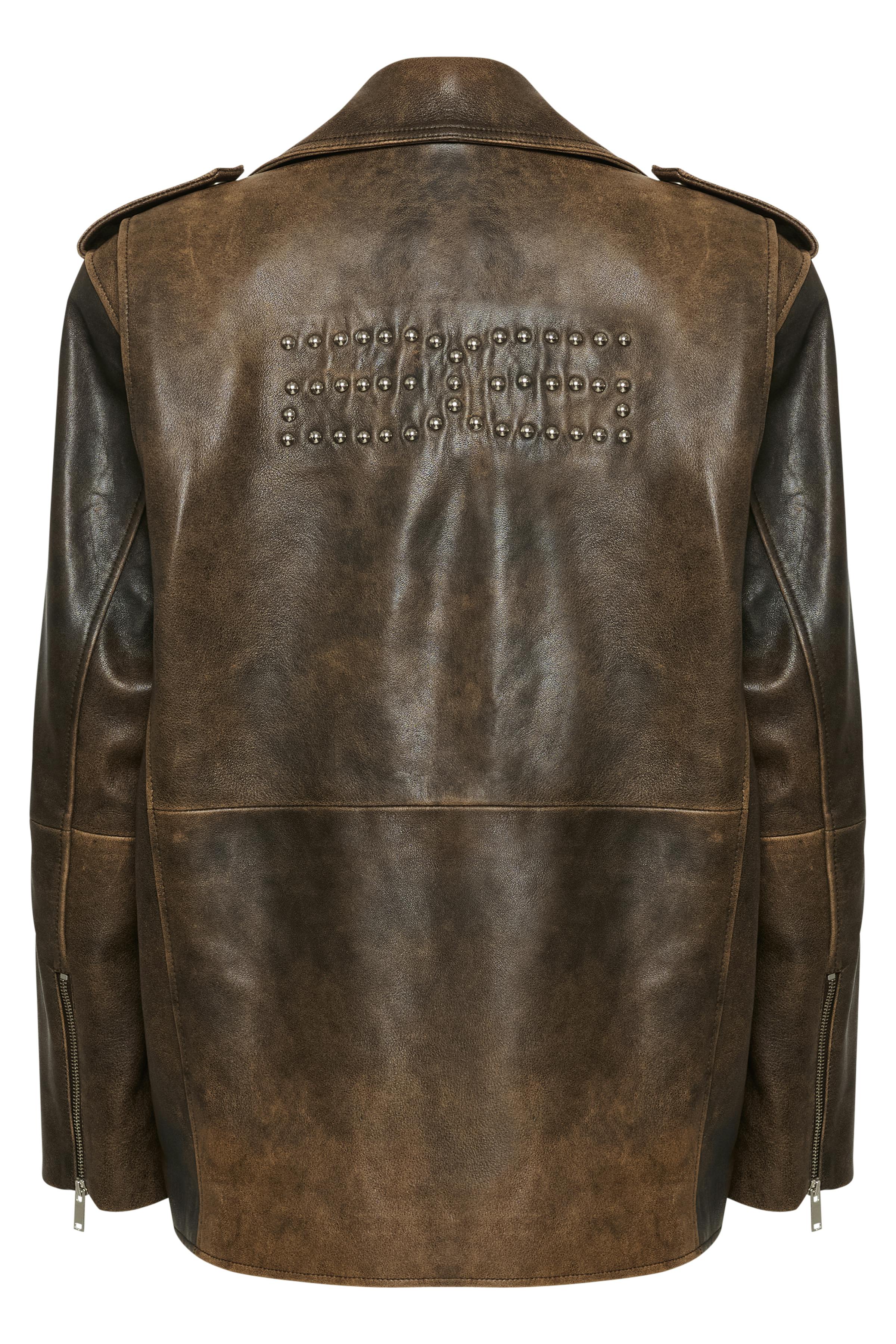 RivanaGZ Leather jacket PACK BACK 10909029-103967