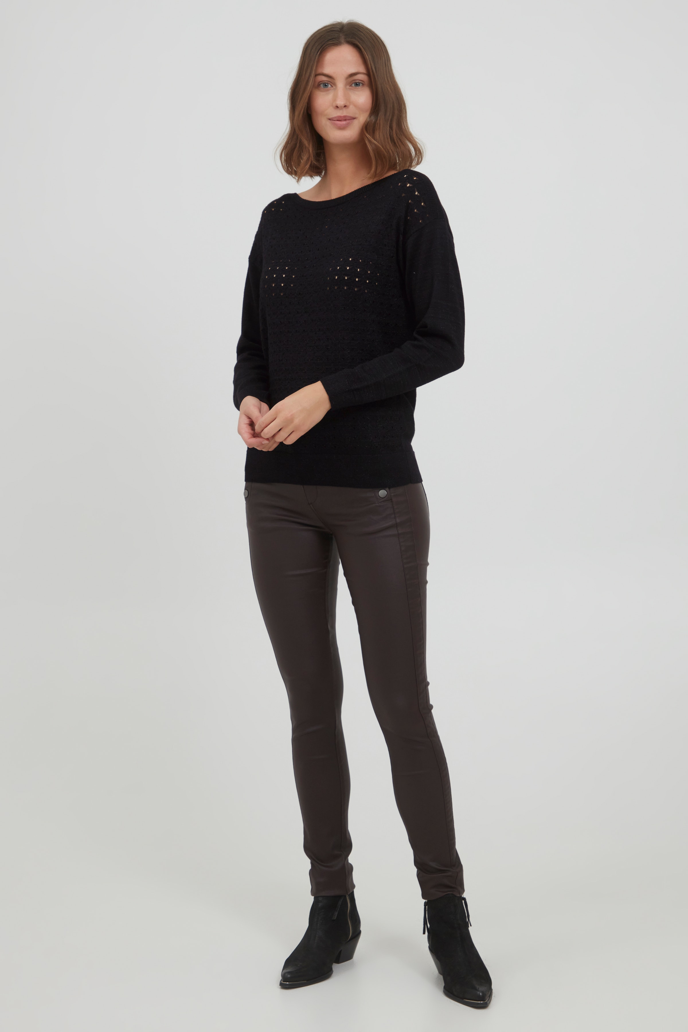 Strikket pullover LOOKBOOK FRONT 20610076-200113