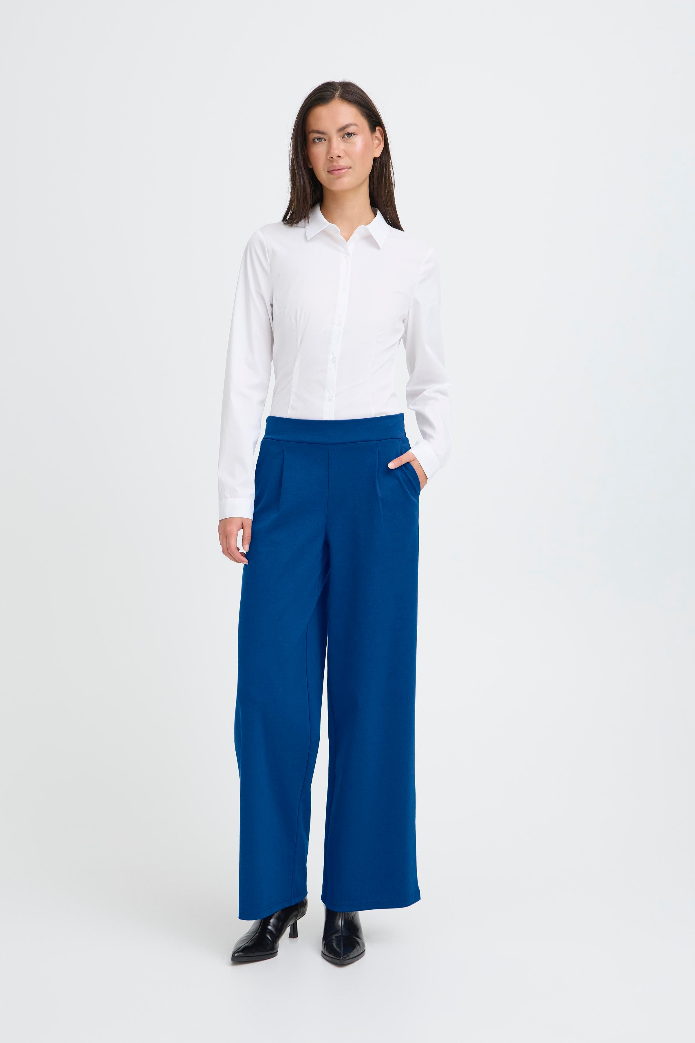 IHKATE LONG WIDE  Bukser LOOKBOOK FRONT 20118337-194029