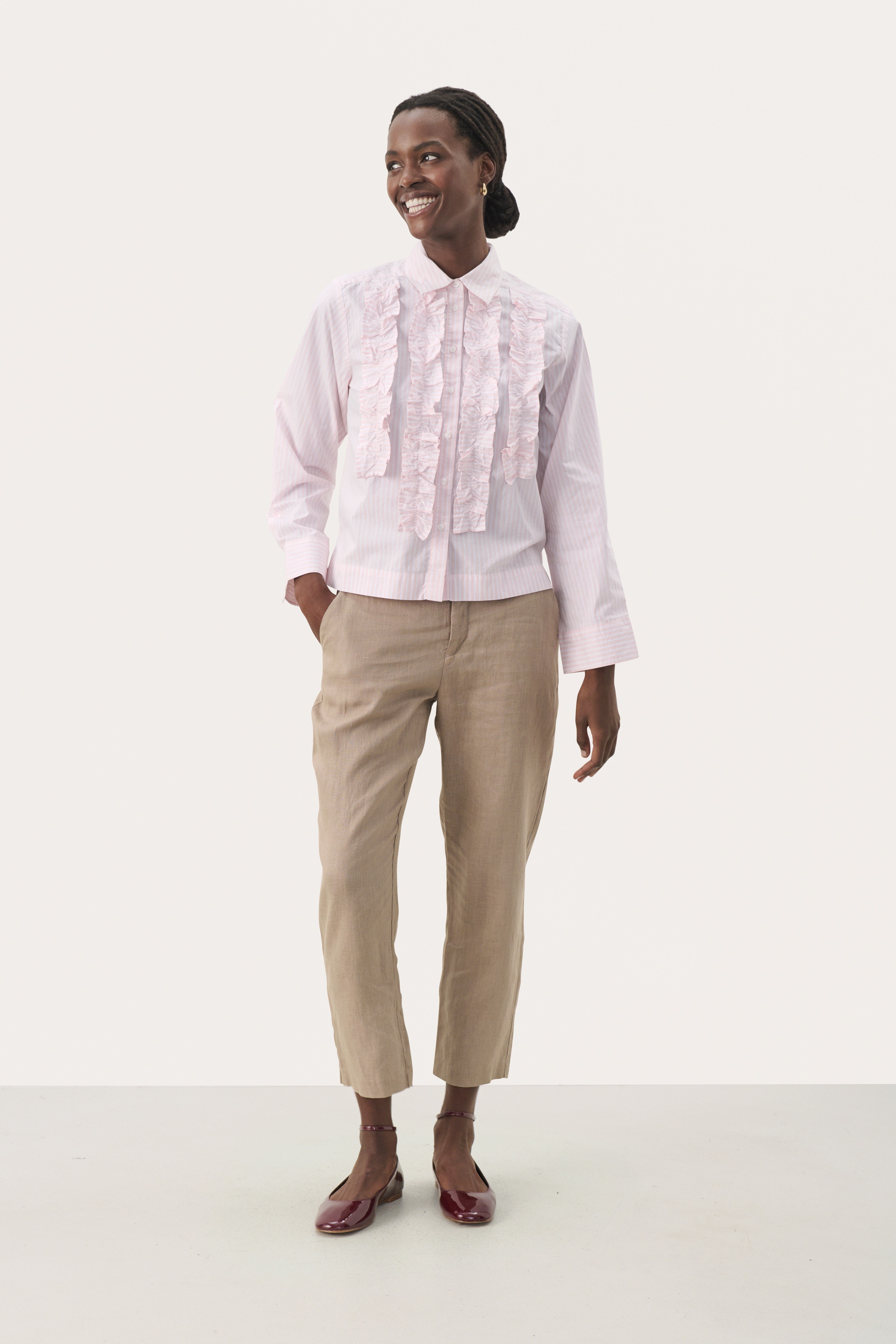 PranveraPW Overhemd LOOKBOOK FRONT 30309265-303581