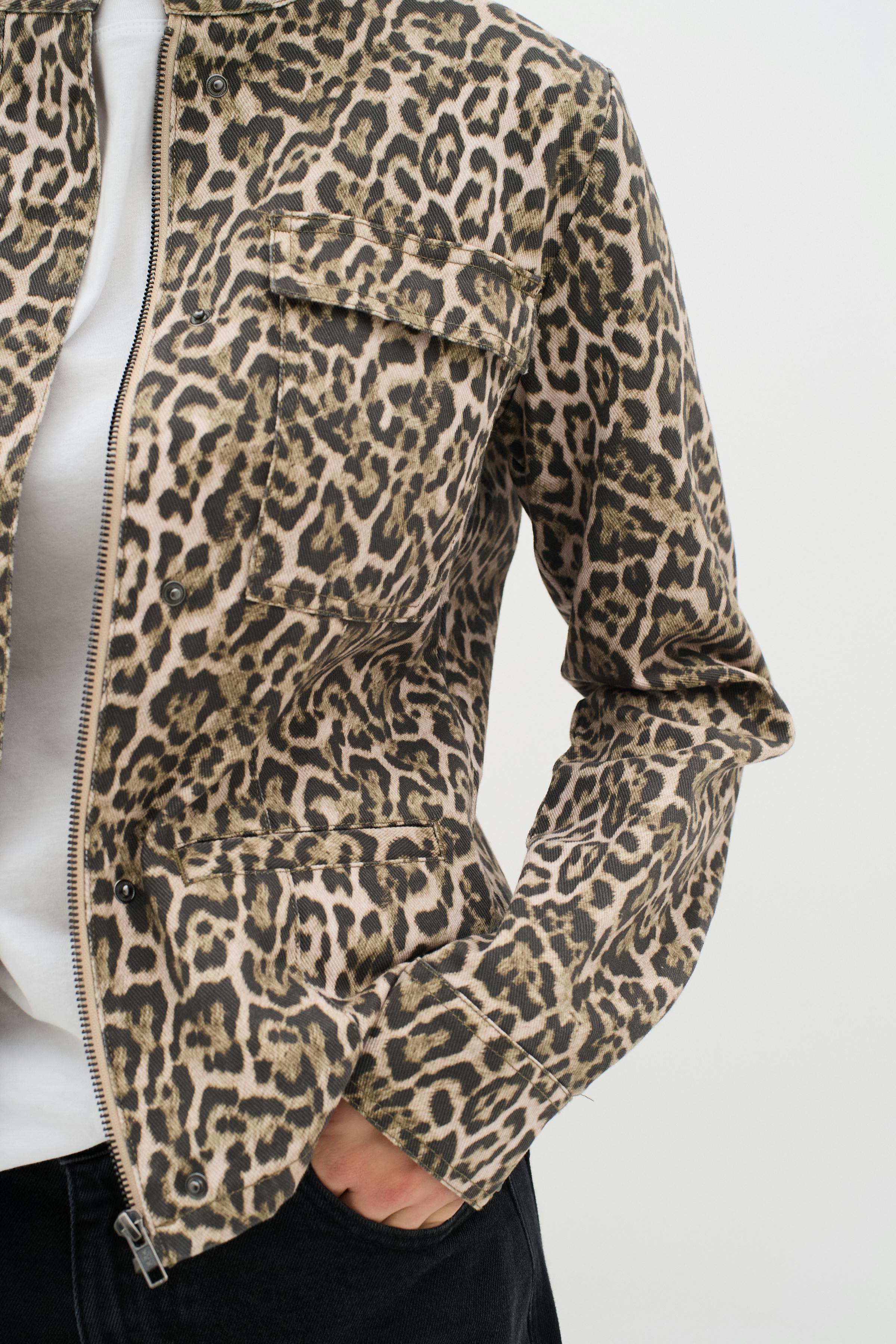 RiverIW Leopard Casual jacket LOOKBOOK DETAIL 30110455-300824