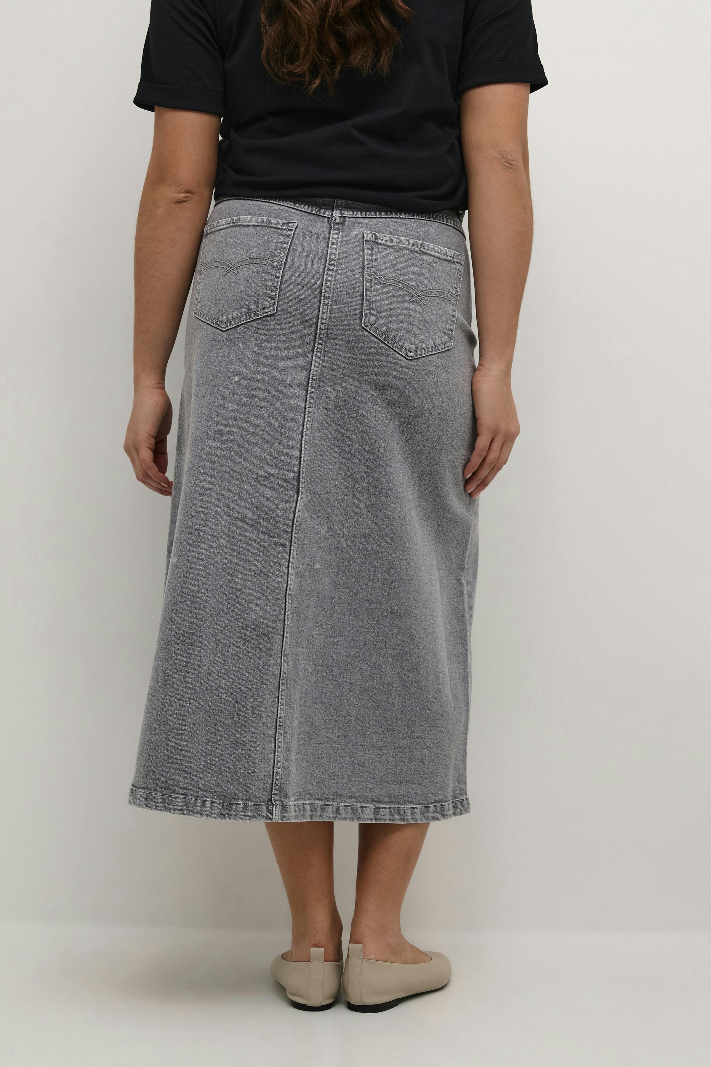 CUami Denim skirt LOOKBOOK BACK 50110270-106432