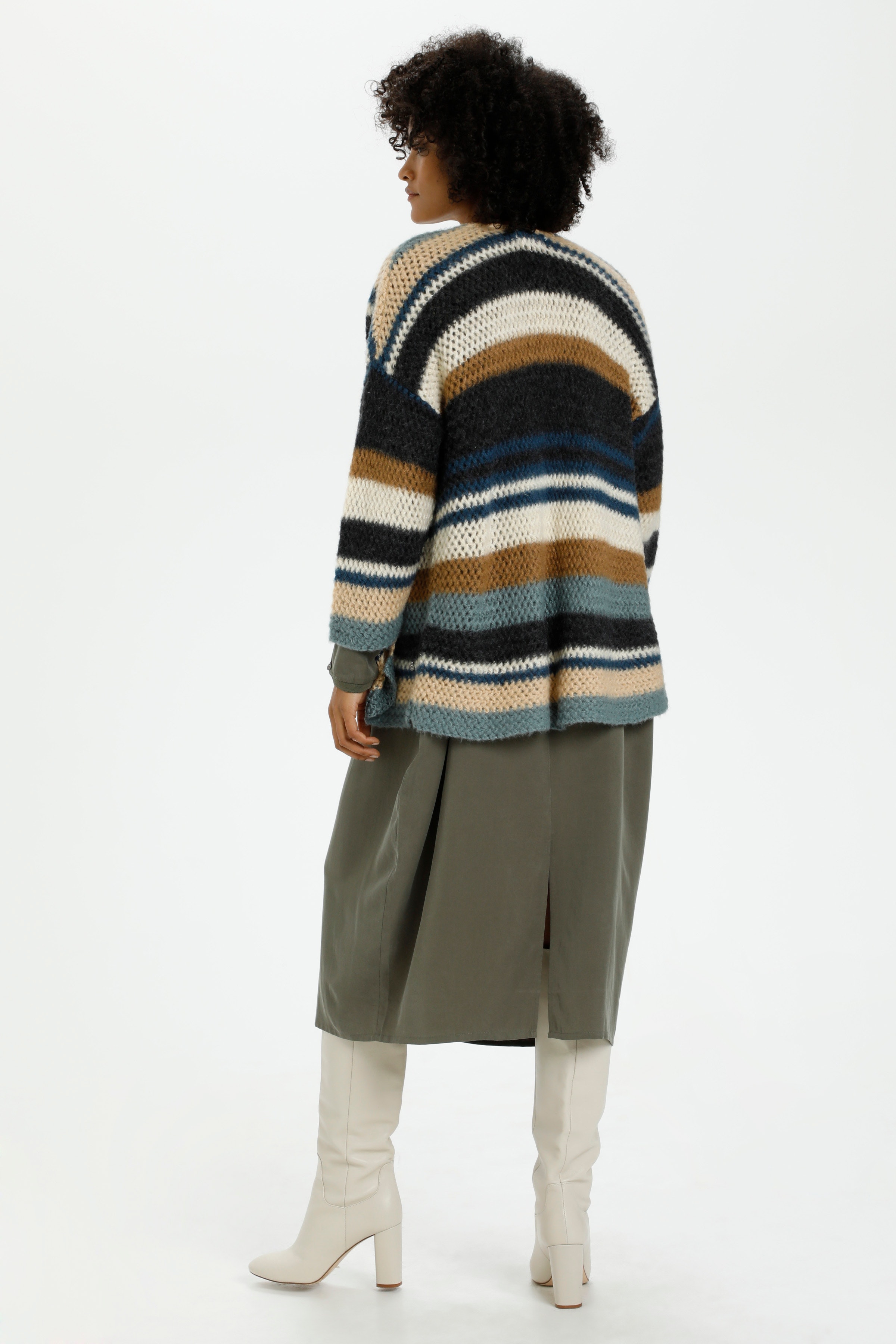 Stickad cardigan LOOKBOOK BACK 10608636-101774