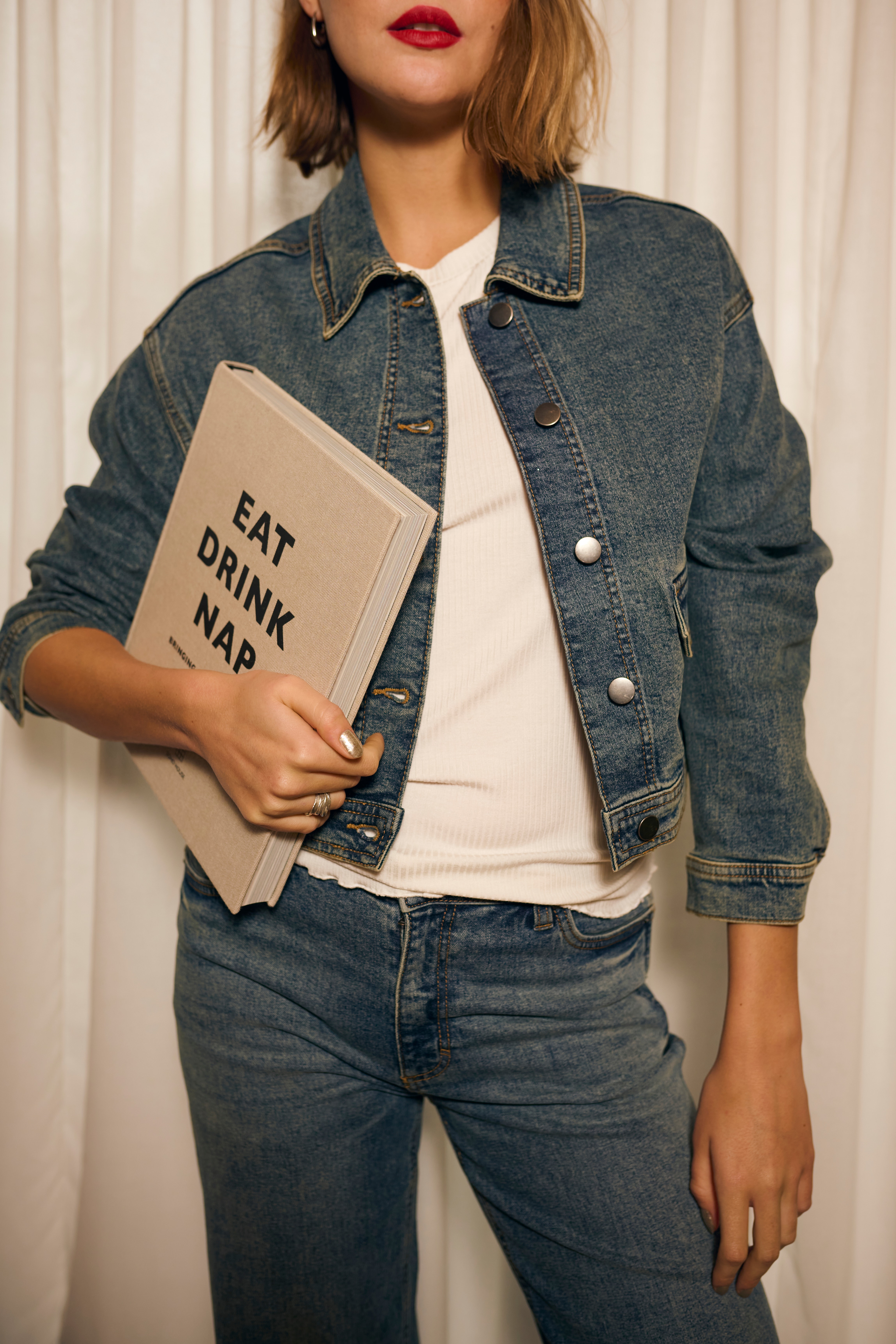 KAdana Casual Denim Jakke LOCATION NONE 10508124-100166
