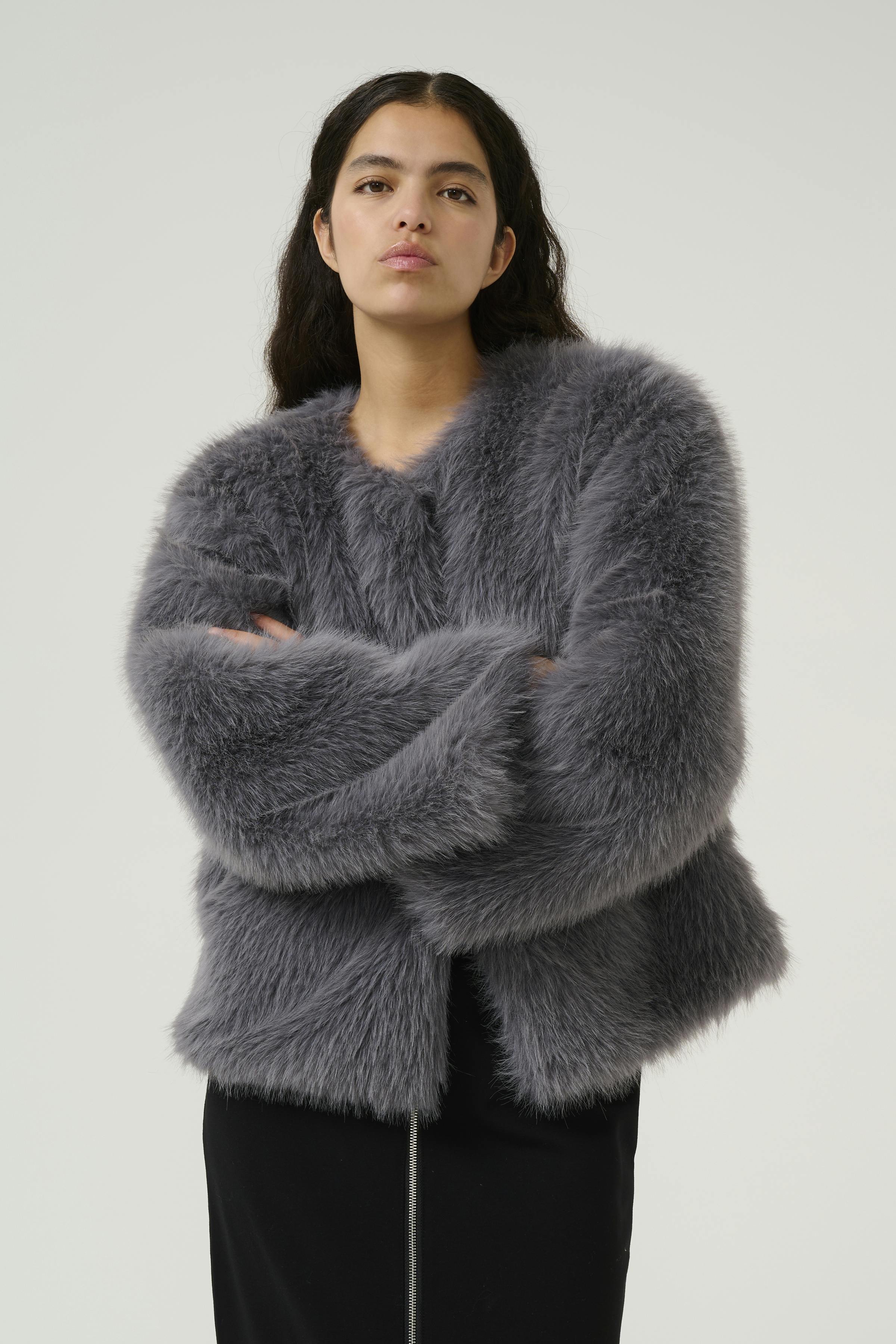 KBSerenity Faux Fur jacket LOOKBOOK FRONT 10105337-185206