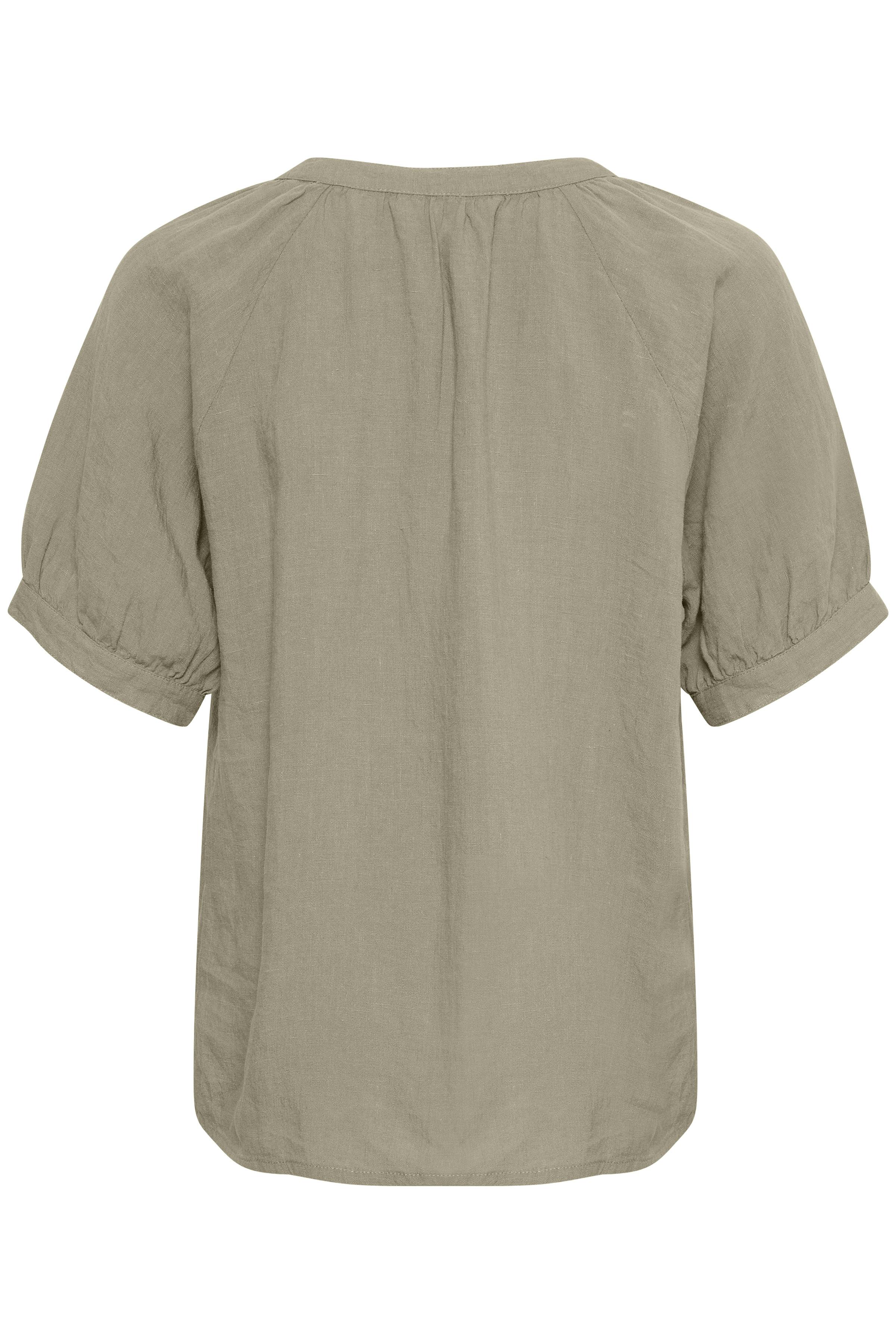 PopsyPW Short-sleeved linen blouse PACK BACK 30306825-170613