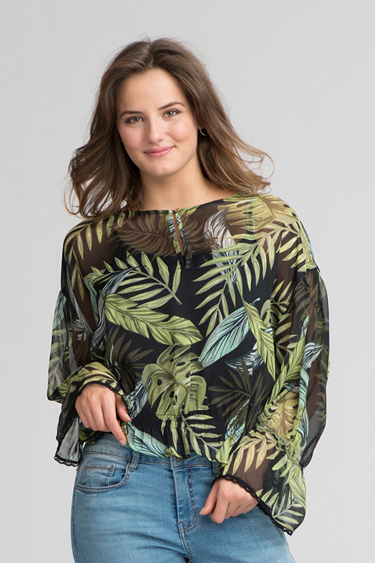 Langarm-Bluse LOOKBOOK FRONT 50104302-5107015