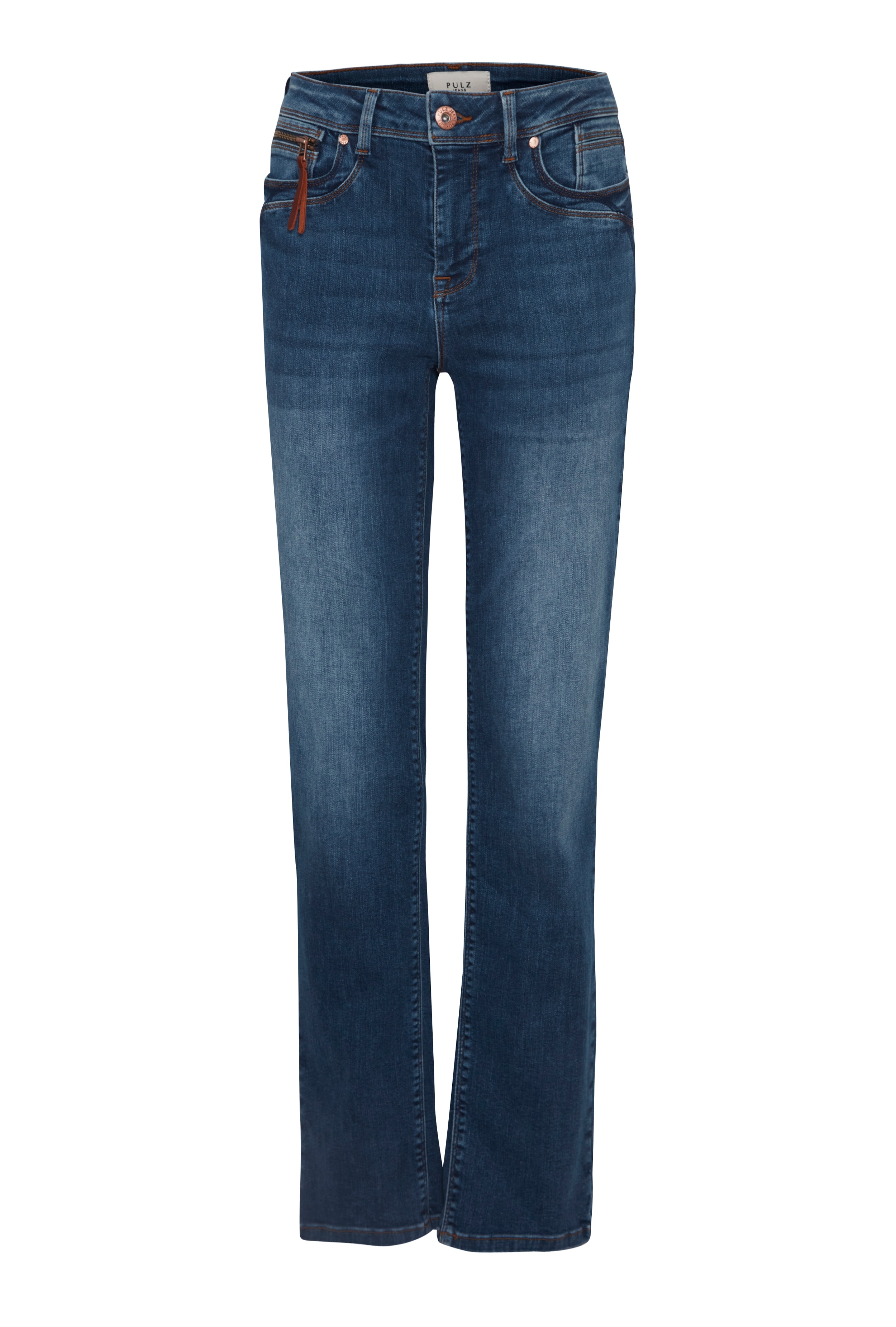 PZKAROLINA HW Jeans Straight Leg PACK FRONT 50205580-200005