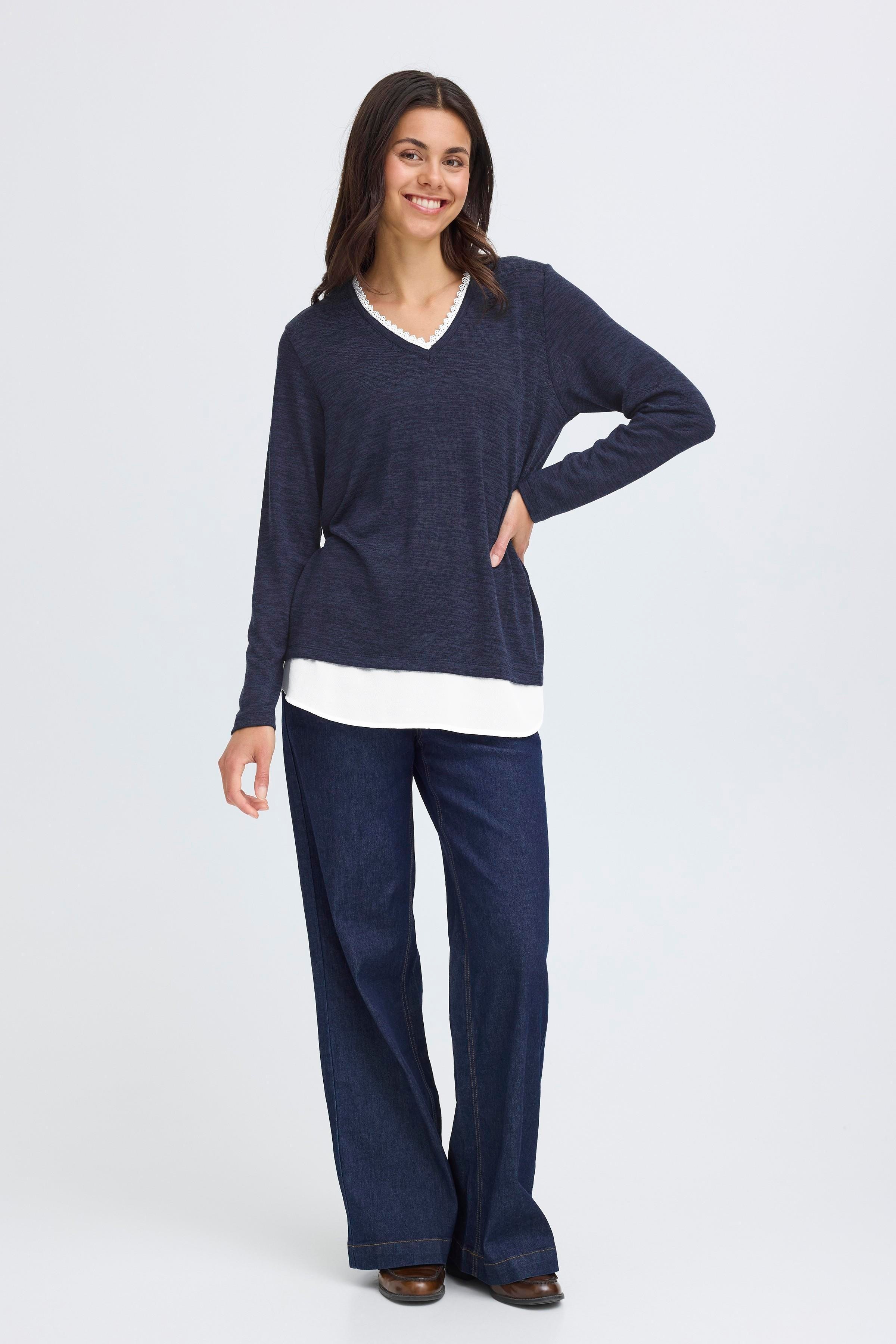 FRRIVER Pullover LOOKBOOK FRONT 20617125-900002041