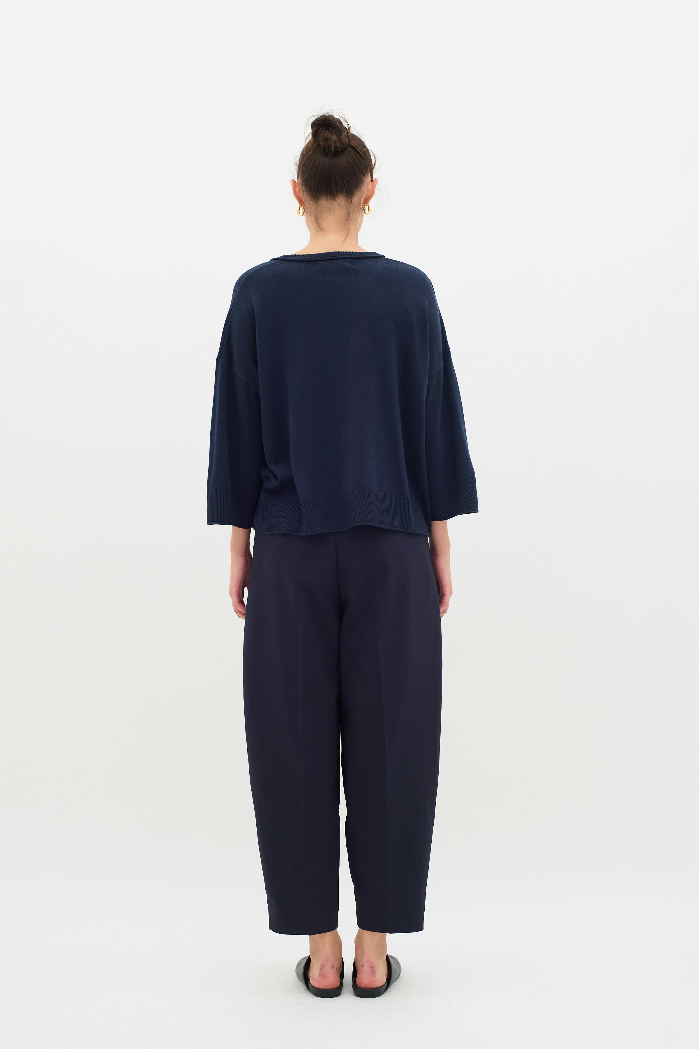 ZellaIW Barrel Trousers LOOKBOOK FRONT 30107207-300005