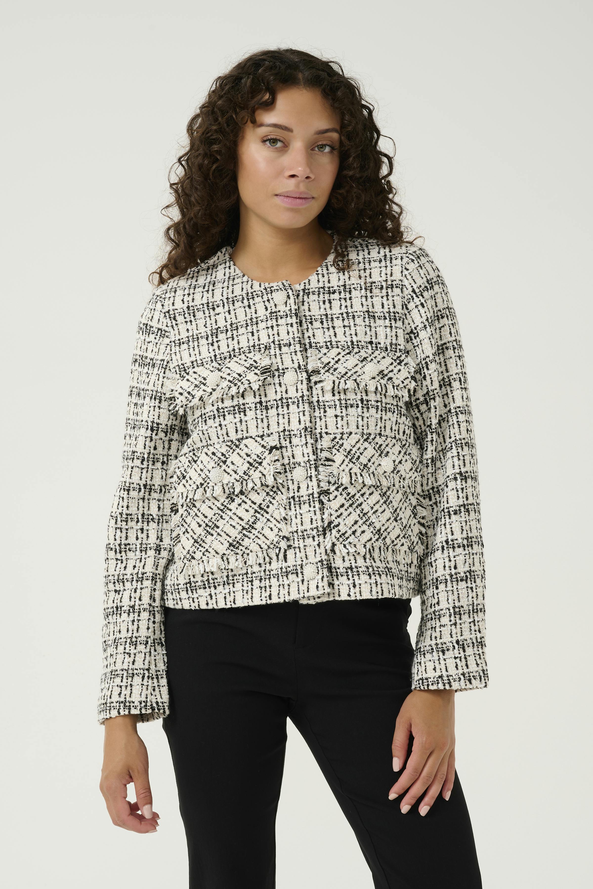 CUcoca Bouclé Jacke LOOKBOOK FRONT 50111308-106762