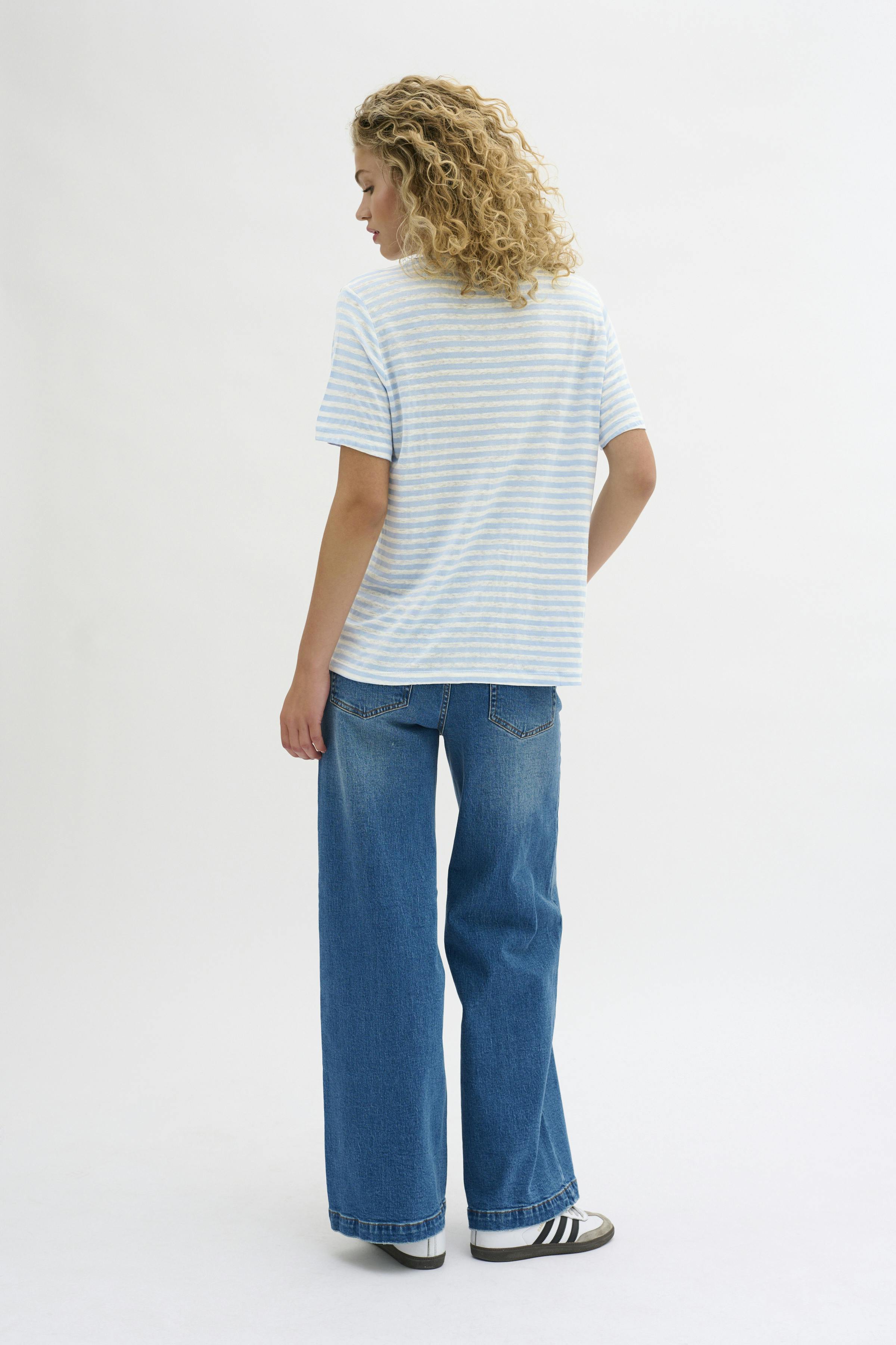 LisaMW Linen T-shirt LOOKBOOK BACK 10704599-105435