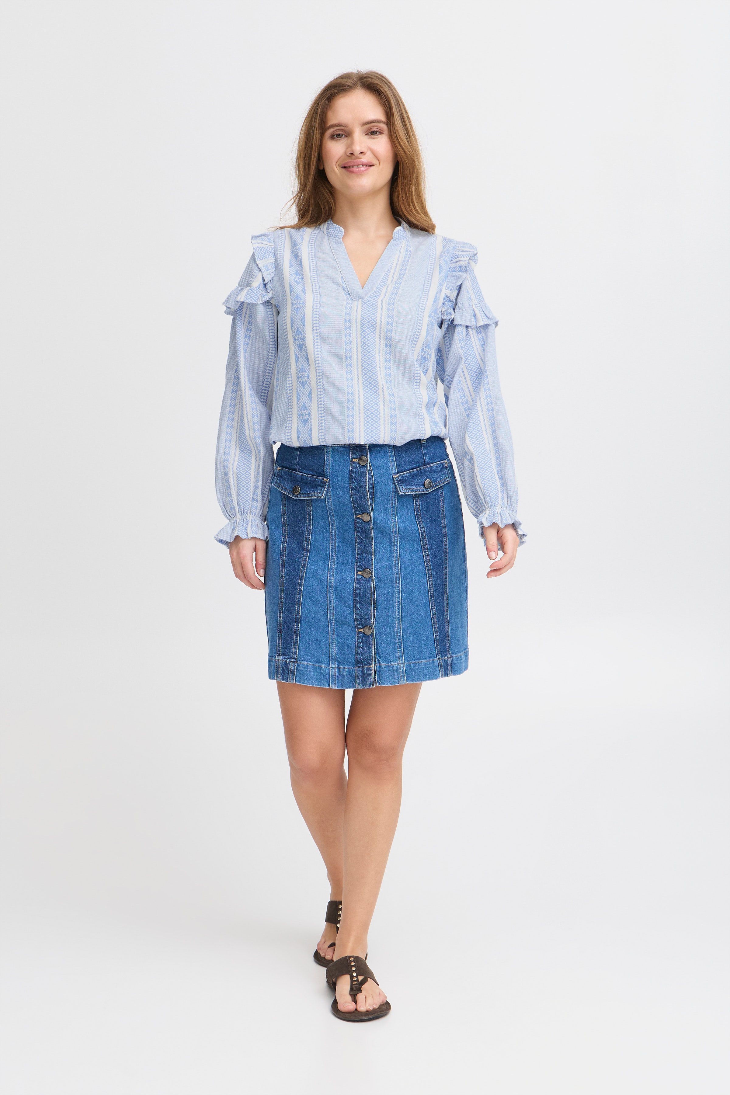 PZDORRIT Bluse LOOKBOOK FRONT 50208957-110105