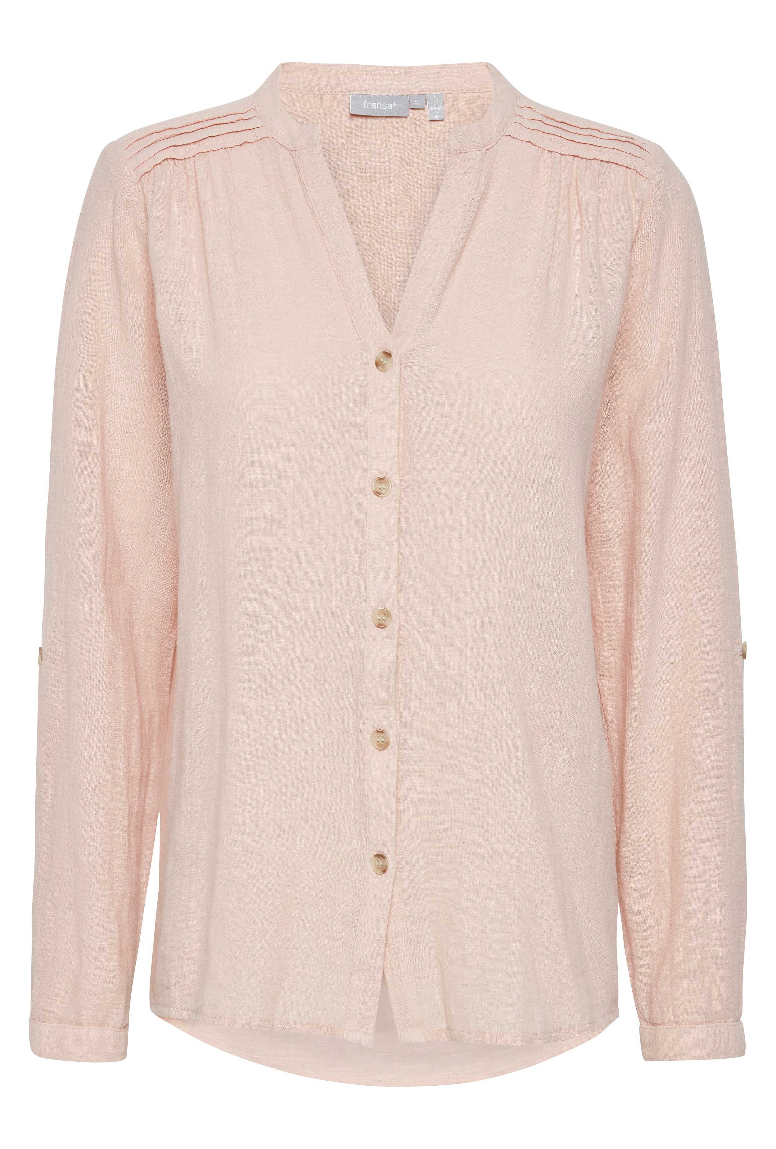Blouse with short sleeve PACK FRONT 20609688-151512