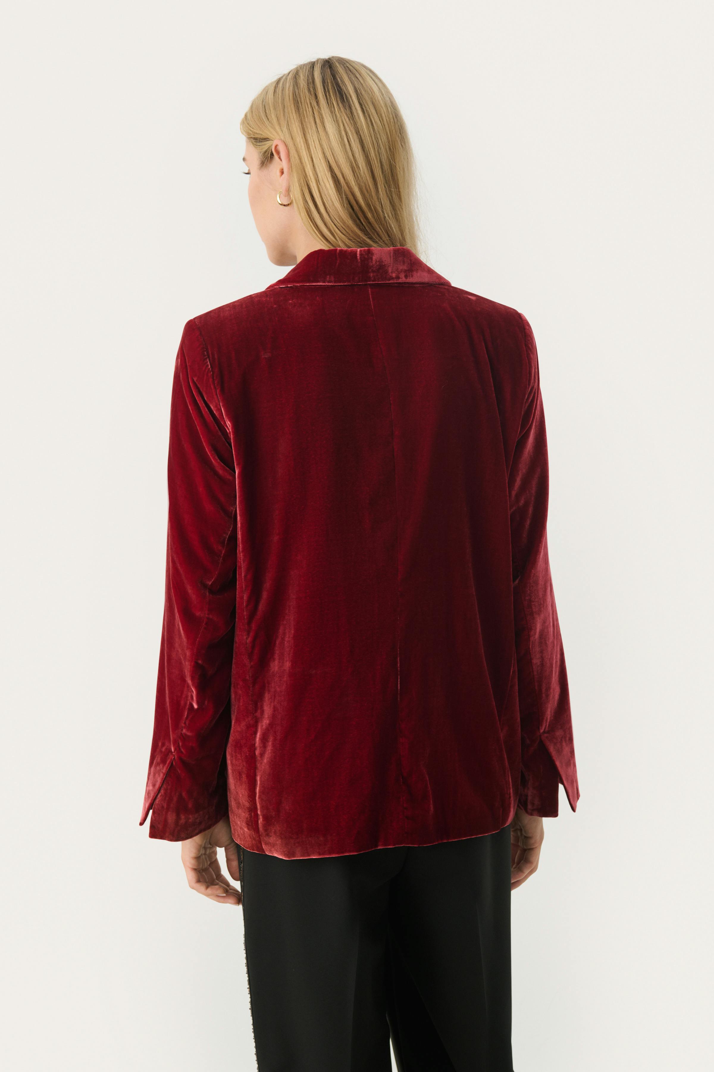 LorettaPW Velvet Blazer LOOKBOOK BACK 30308865-191653