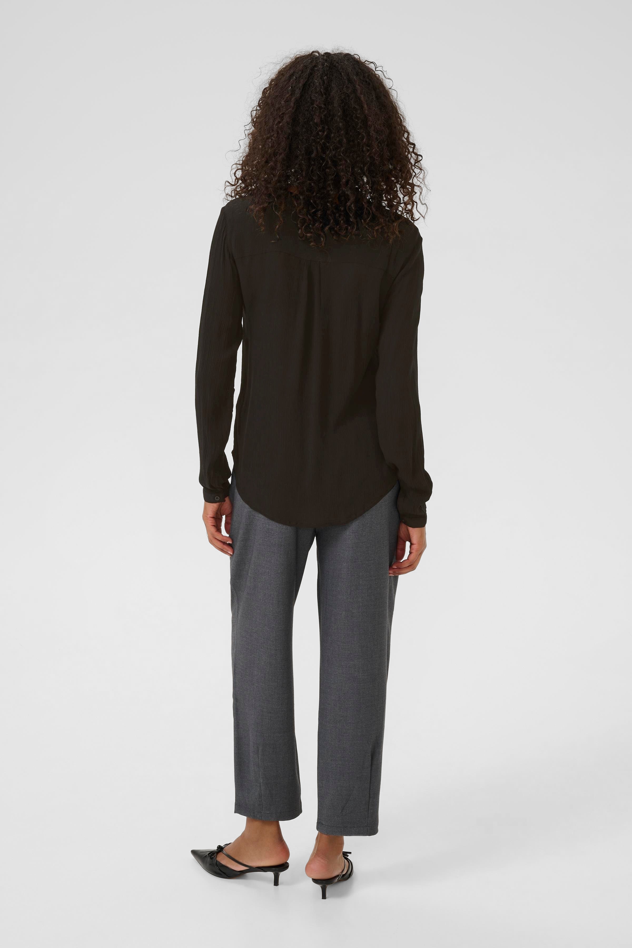 BASIC Lange mouwen shirt LOOKBOOK BACK 501032-50600