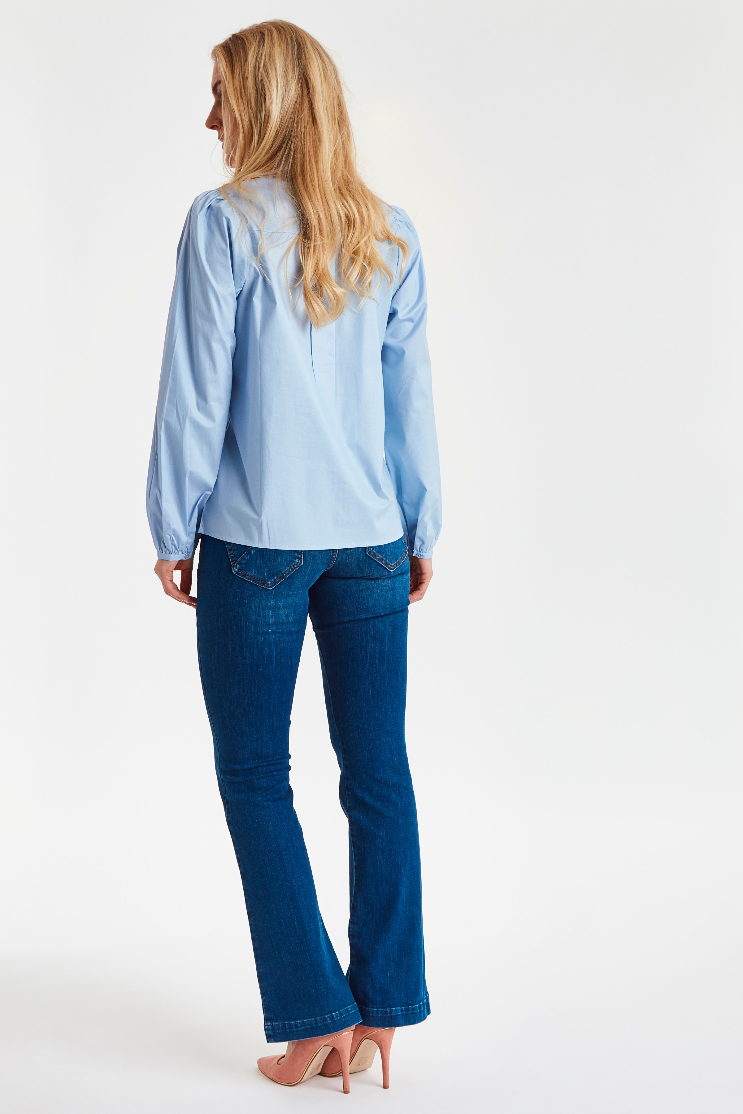 Langermet bluse LOOKBOOK BACK 20402953-41402