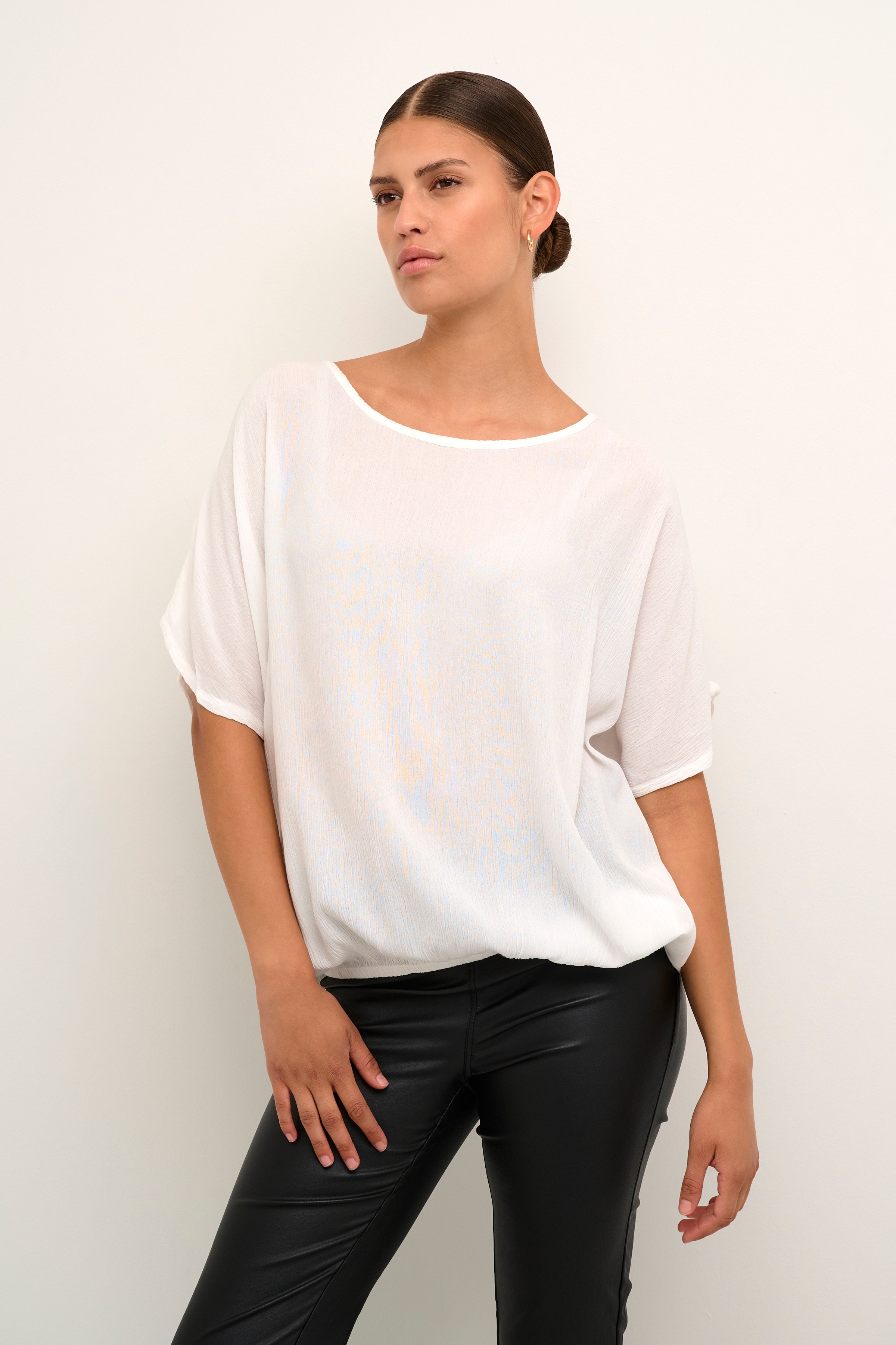 Kurzarm-Bluse LOOKBOOK FRONT 10500781-50003