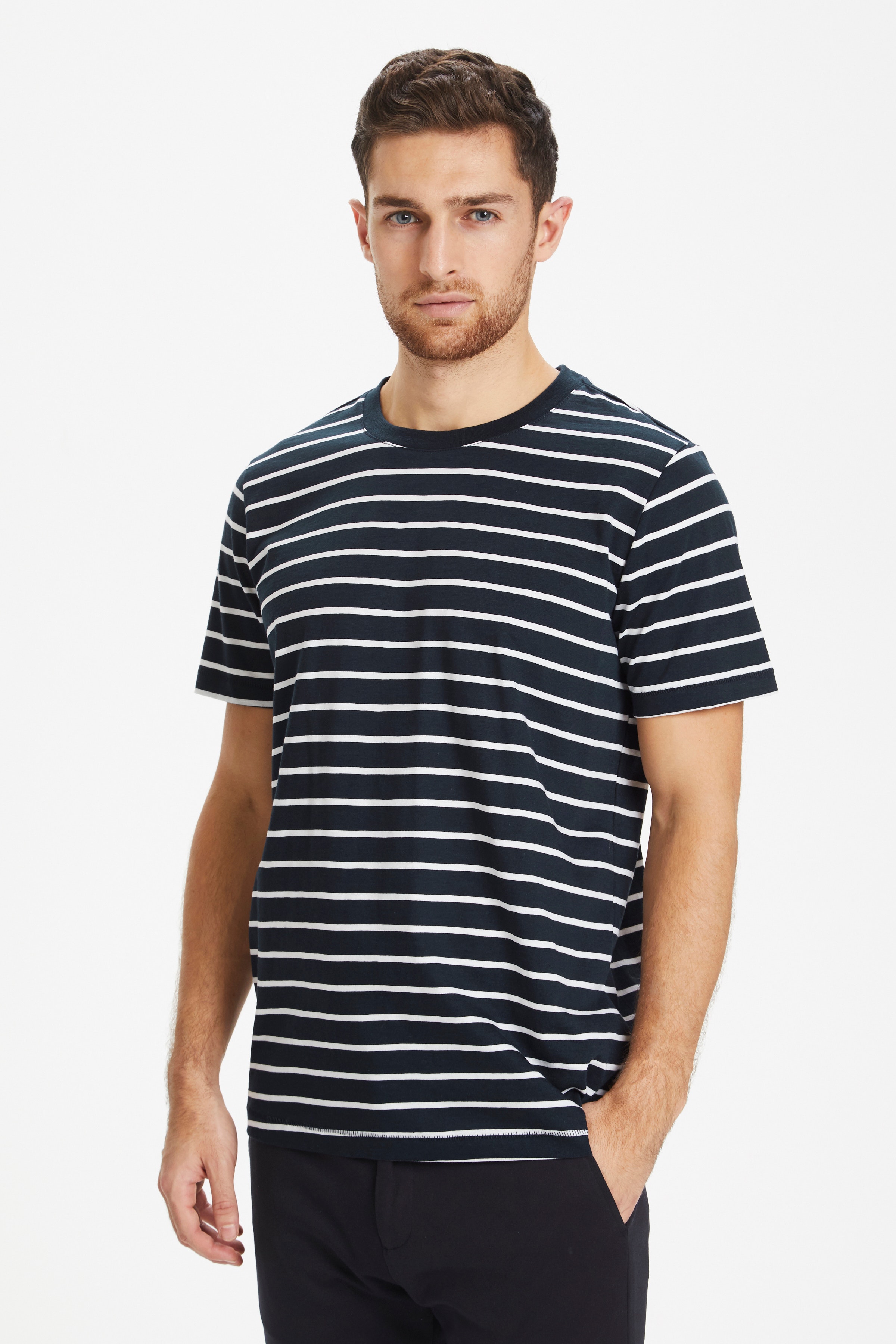 MAjermane Slub Stripe T-shirt LOOKBOOK FRONT 30204717-20210