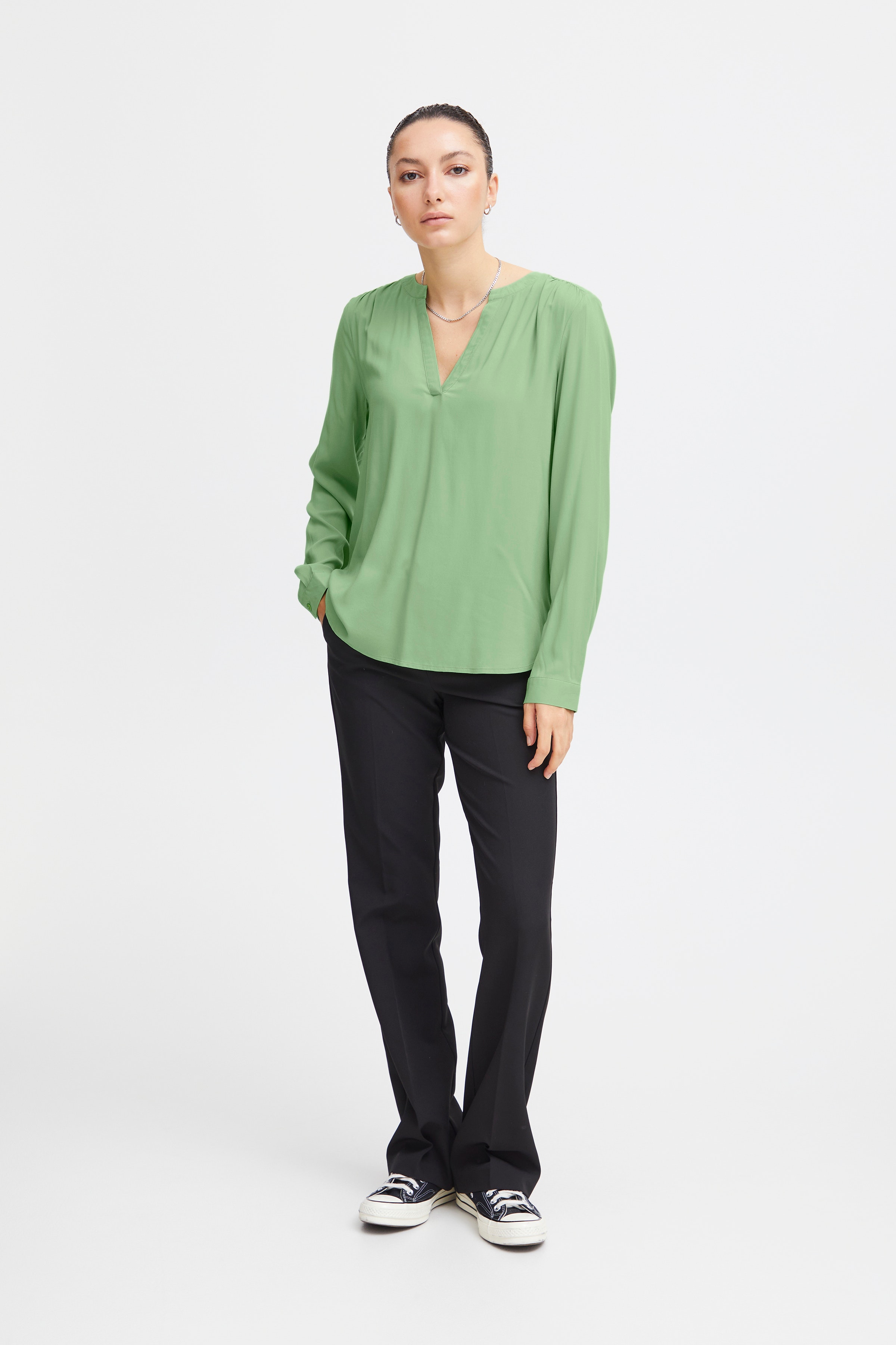IHMAIN Bluse LOOKBOOK FRONT 20114753-156428