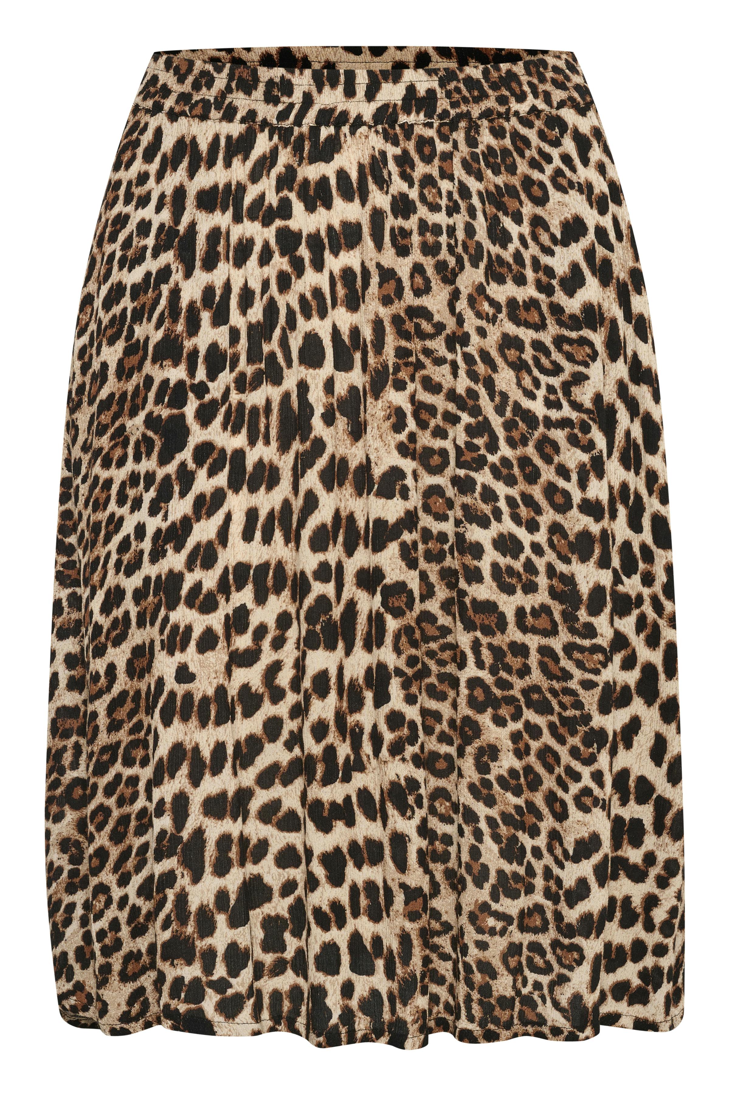 KAamber Leopard Skirt LOOKBOOK FRONT 10508626-105798