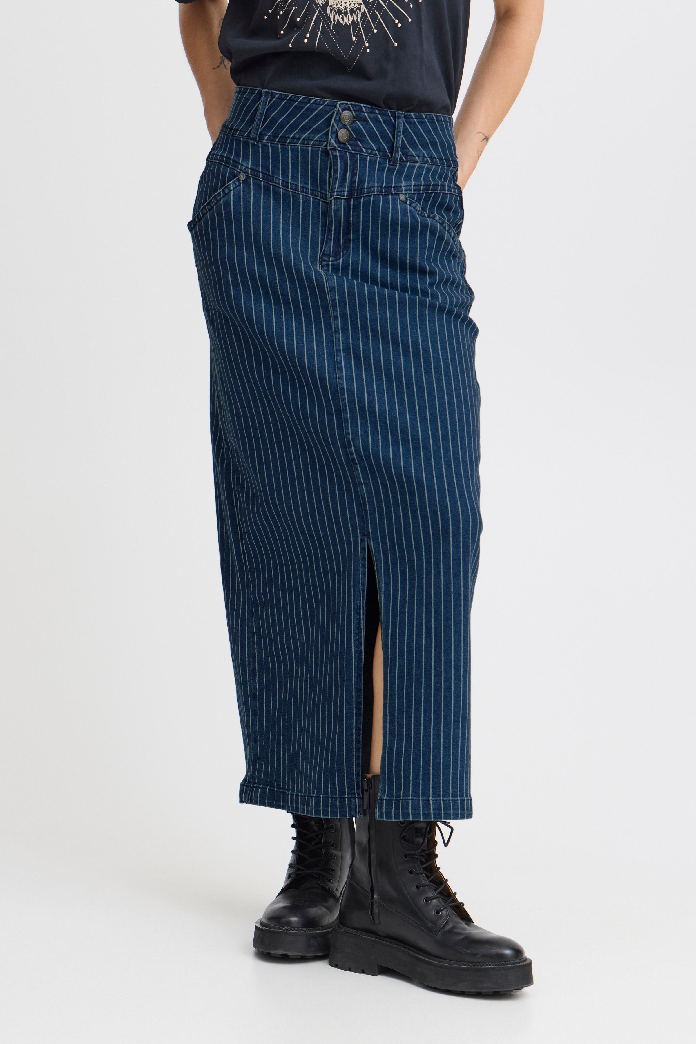 PZHANNAH Skjørt LOOKBOOK FRONT 50208294-200002