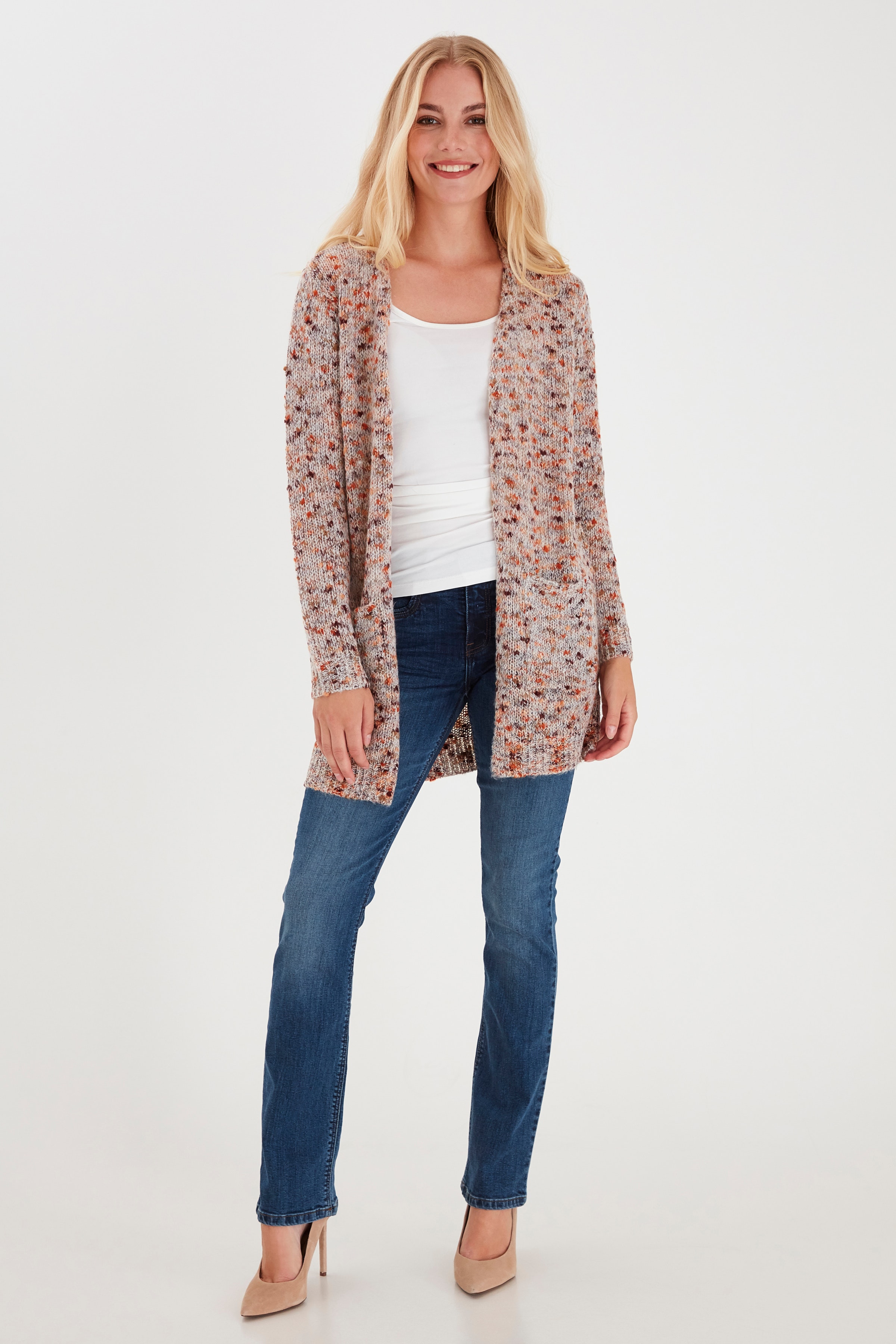 Stickad cardigan LOOKBOOK FRONT 20608490-200121