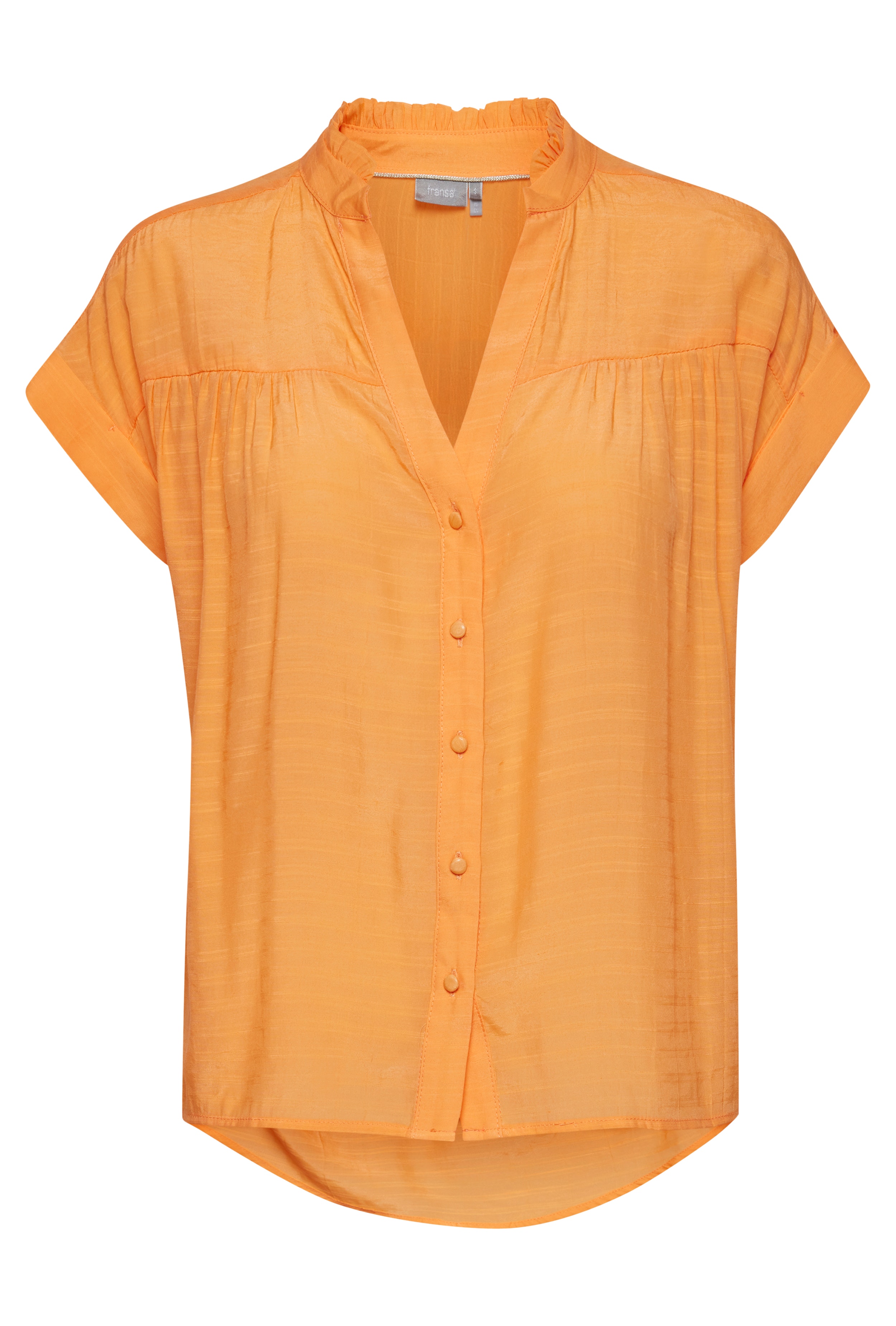 Blouse with short sleeve PACK FRONT 20610523-151245