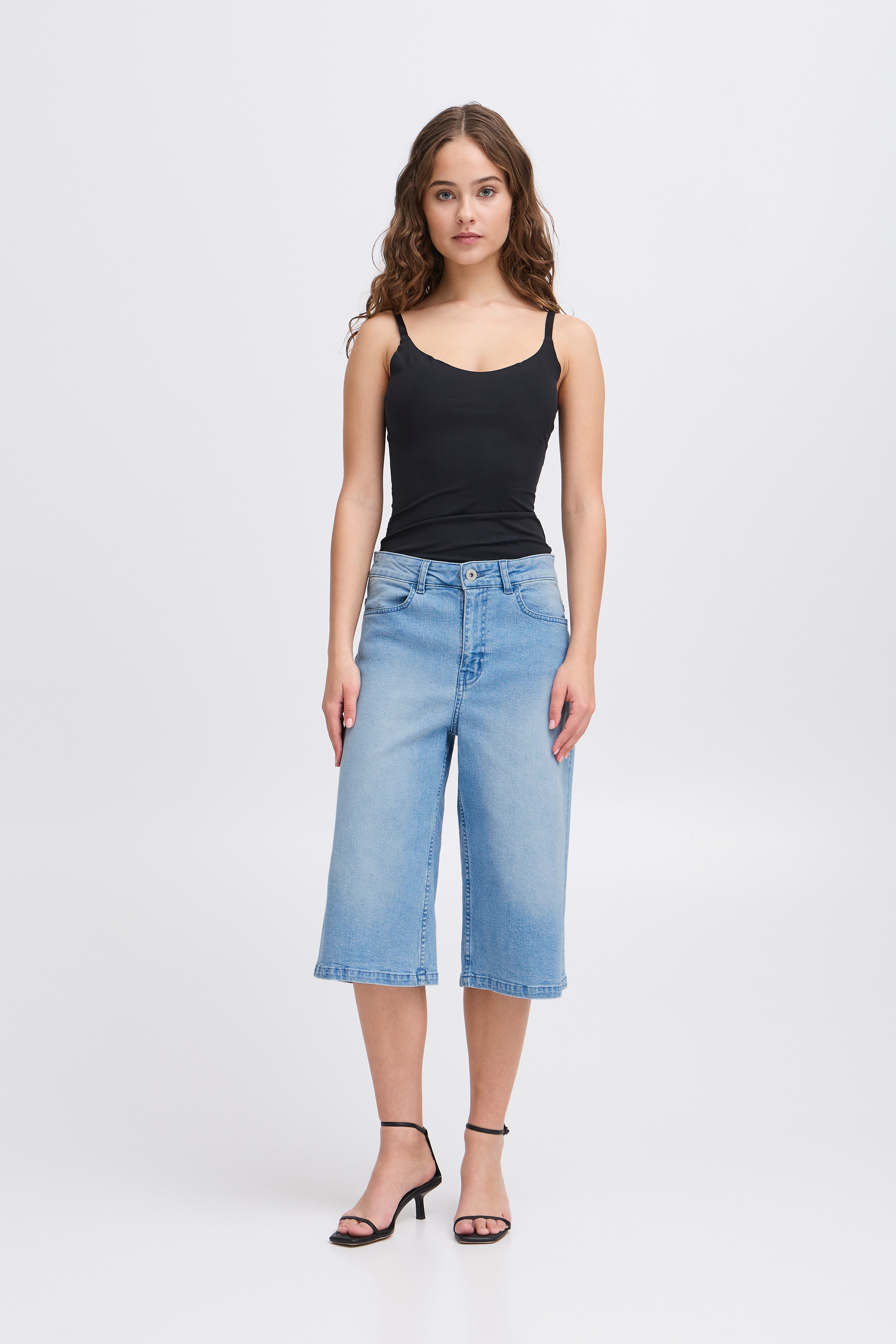 IHCALLY Denim shorts LOOKBOOK FRONT 20122663-200792