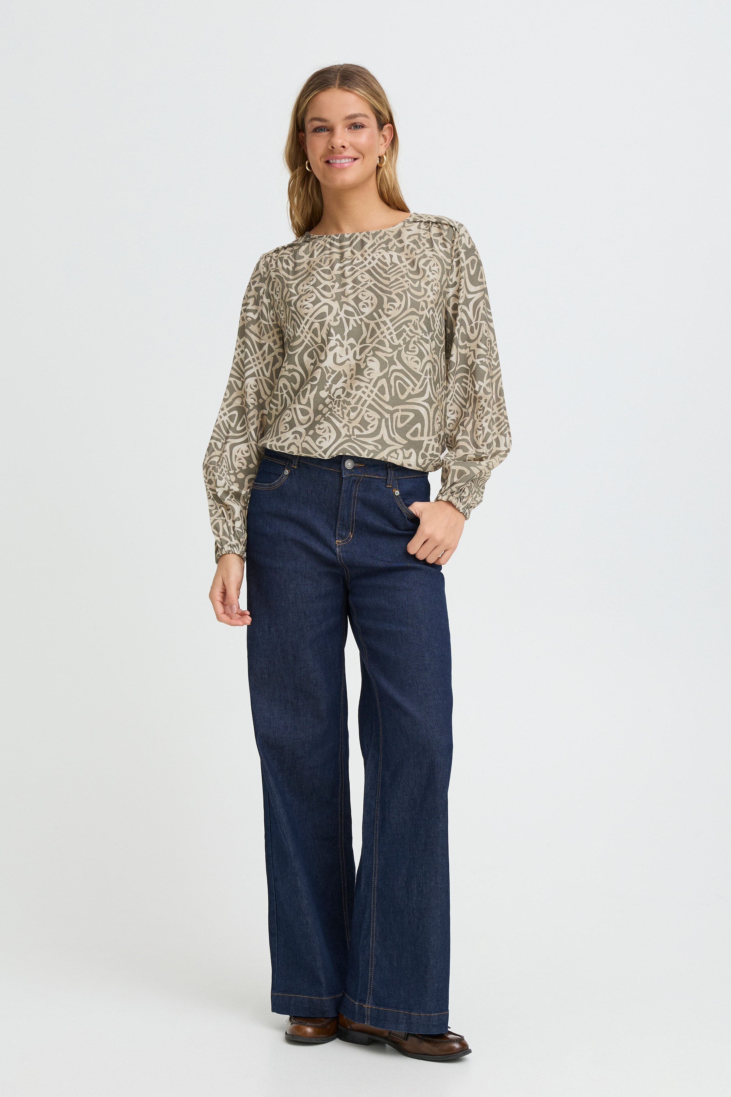 FRARIANA Bluse LOOKBOOK FRONT 20617394-900008200