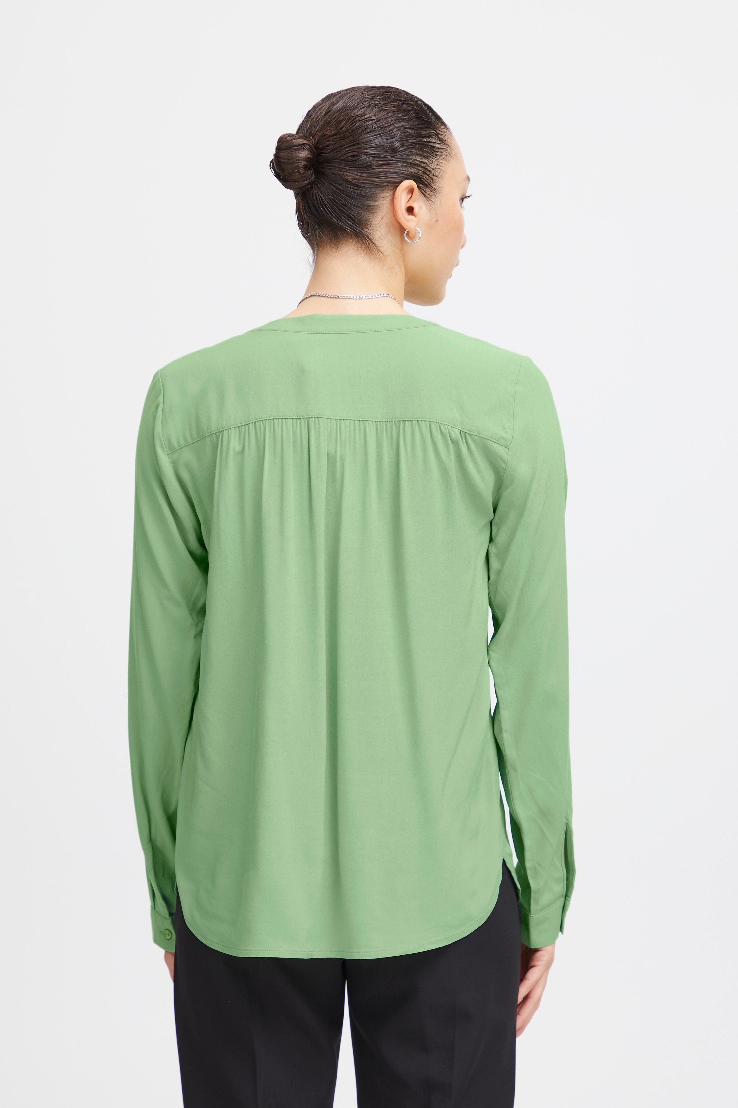 IHMAIN Bluse LOOKBOOK BACK 20114753-156428