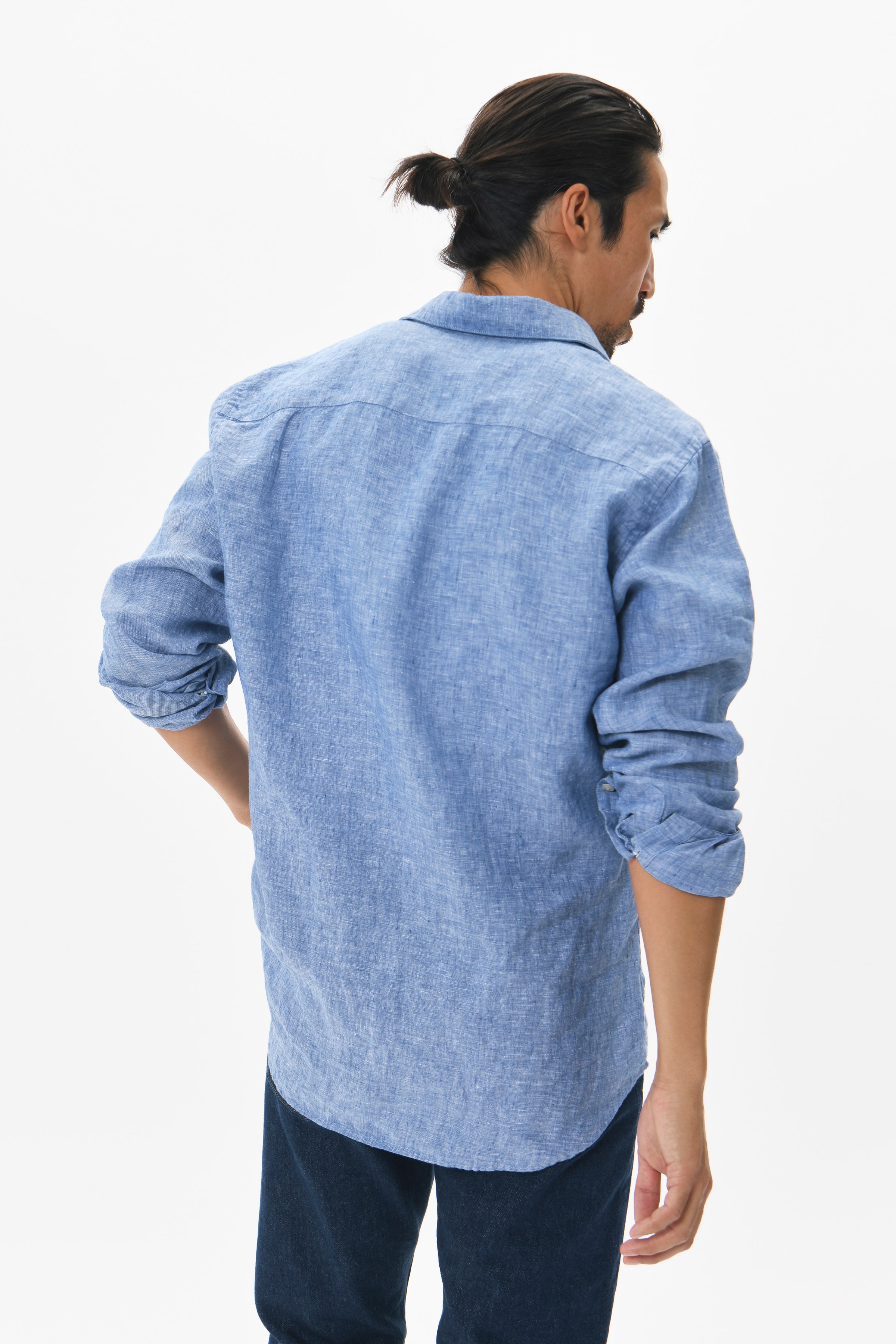 MAmarc linen shirt LOOKBOOK BACK 30205841-194041