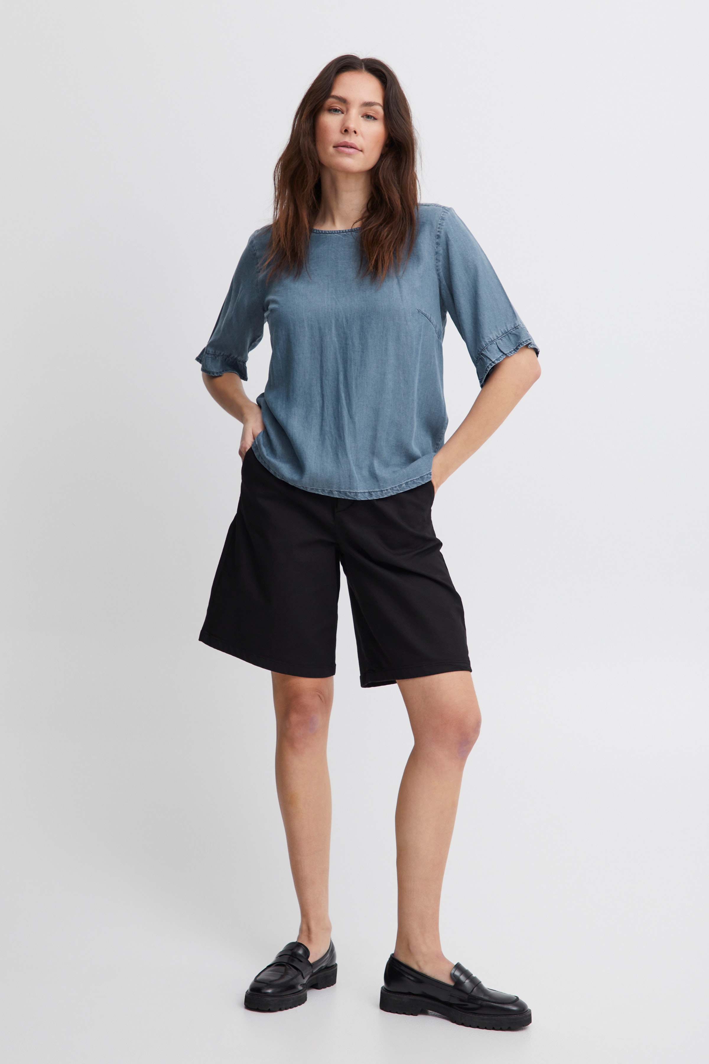 Kortärmad blus LOOKBOOK FRONT 50207364-200008