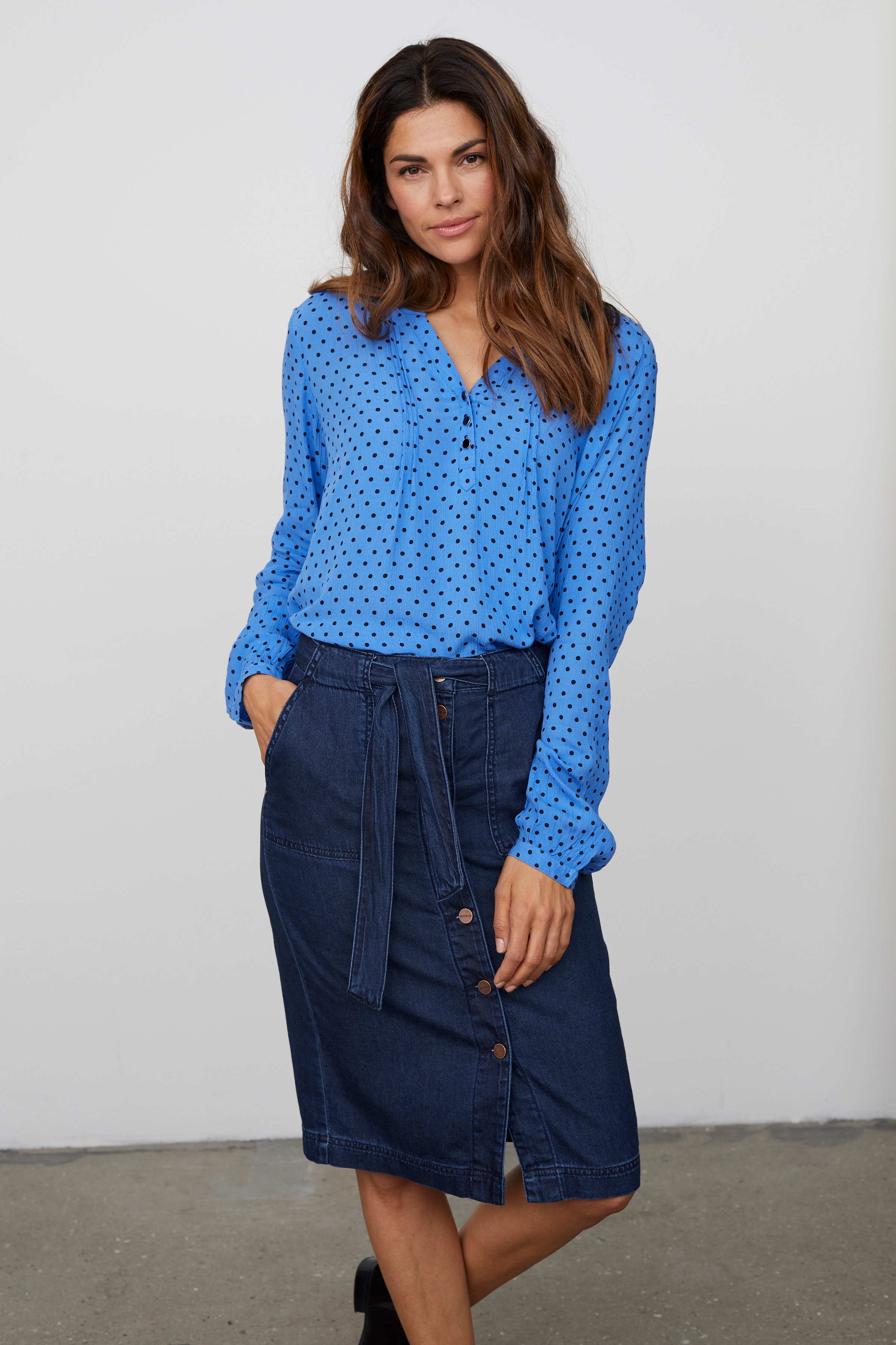 Denimnederdel LOOKBOOK FRONT 20402496-41840