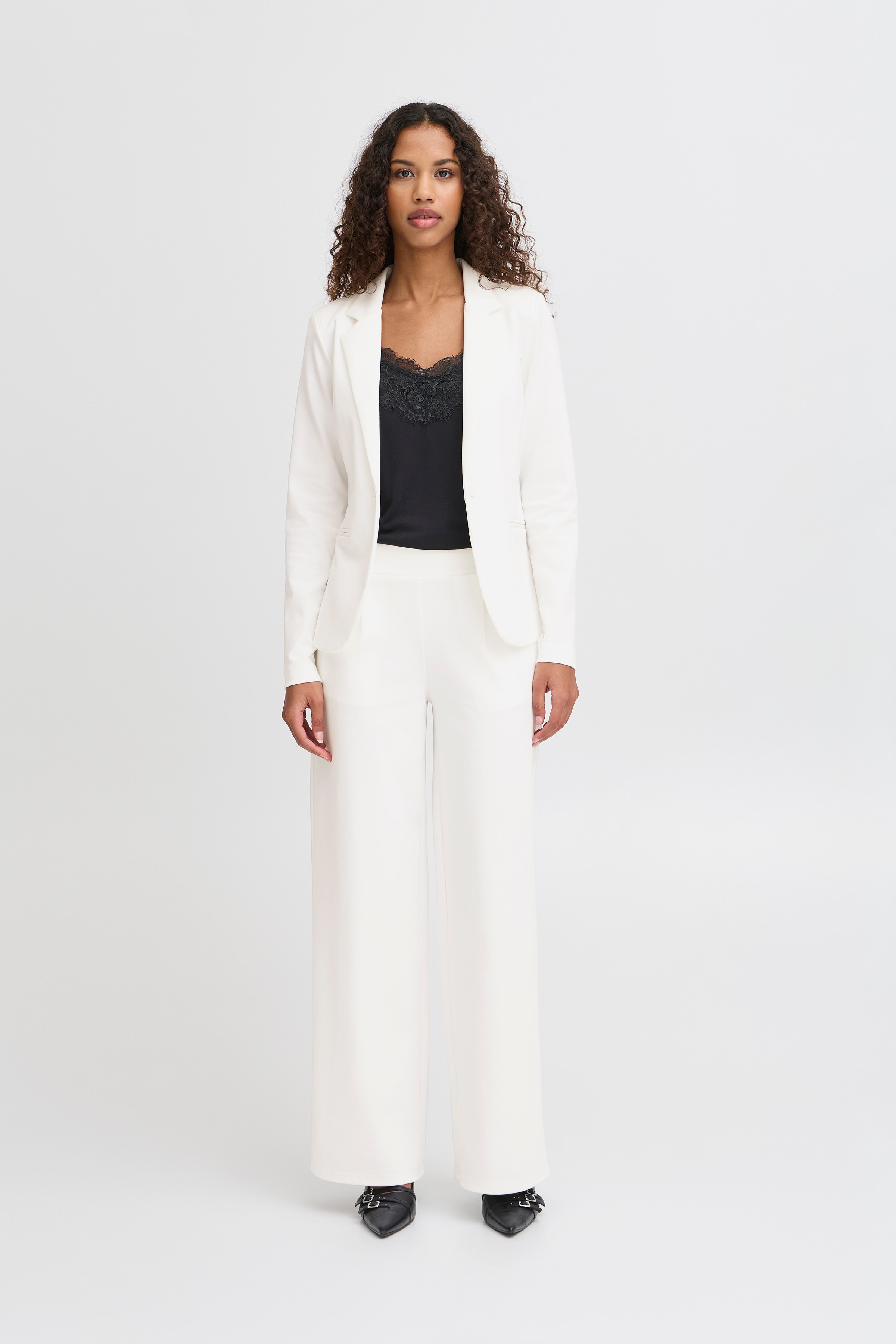 IHKATE LONG WIDE  Bukser LOOKBOOK FRONT 20118337-114201