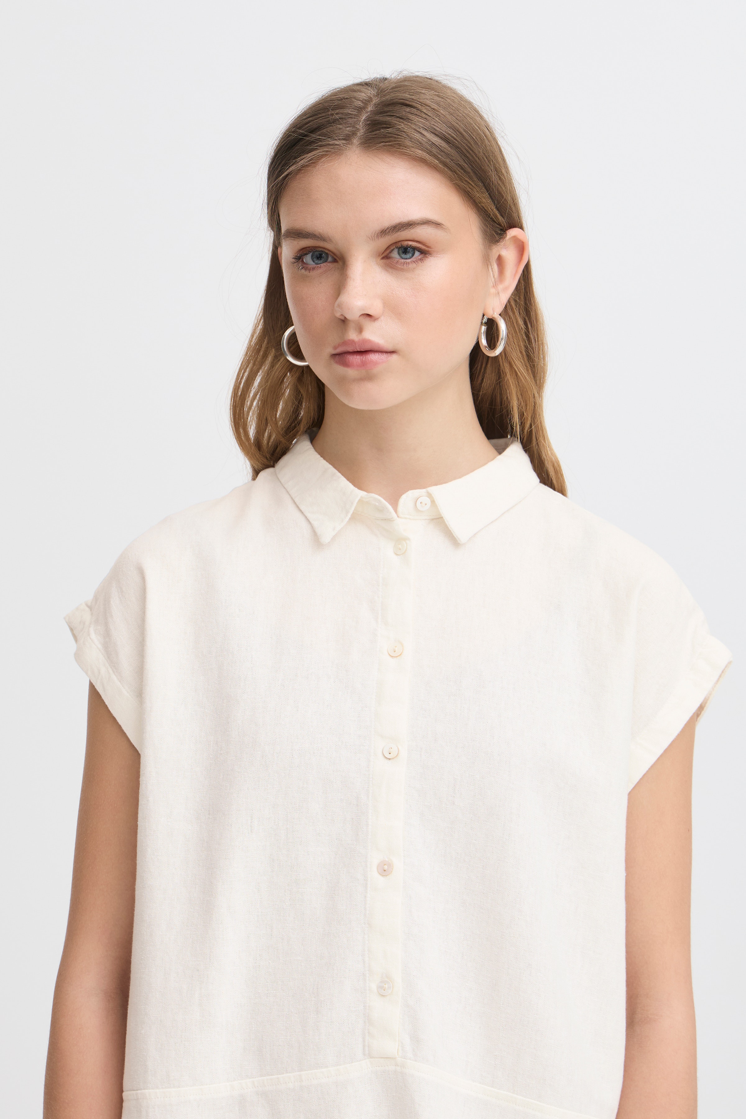 IHLINNO Kortermet bluse LOOKBOOK DETAIL 20122922-114201