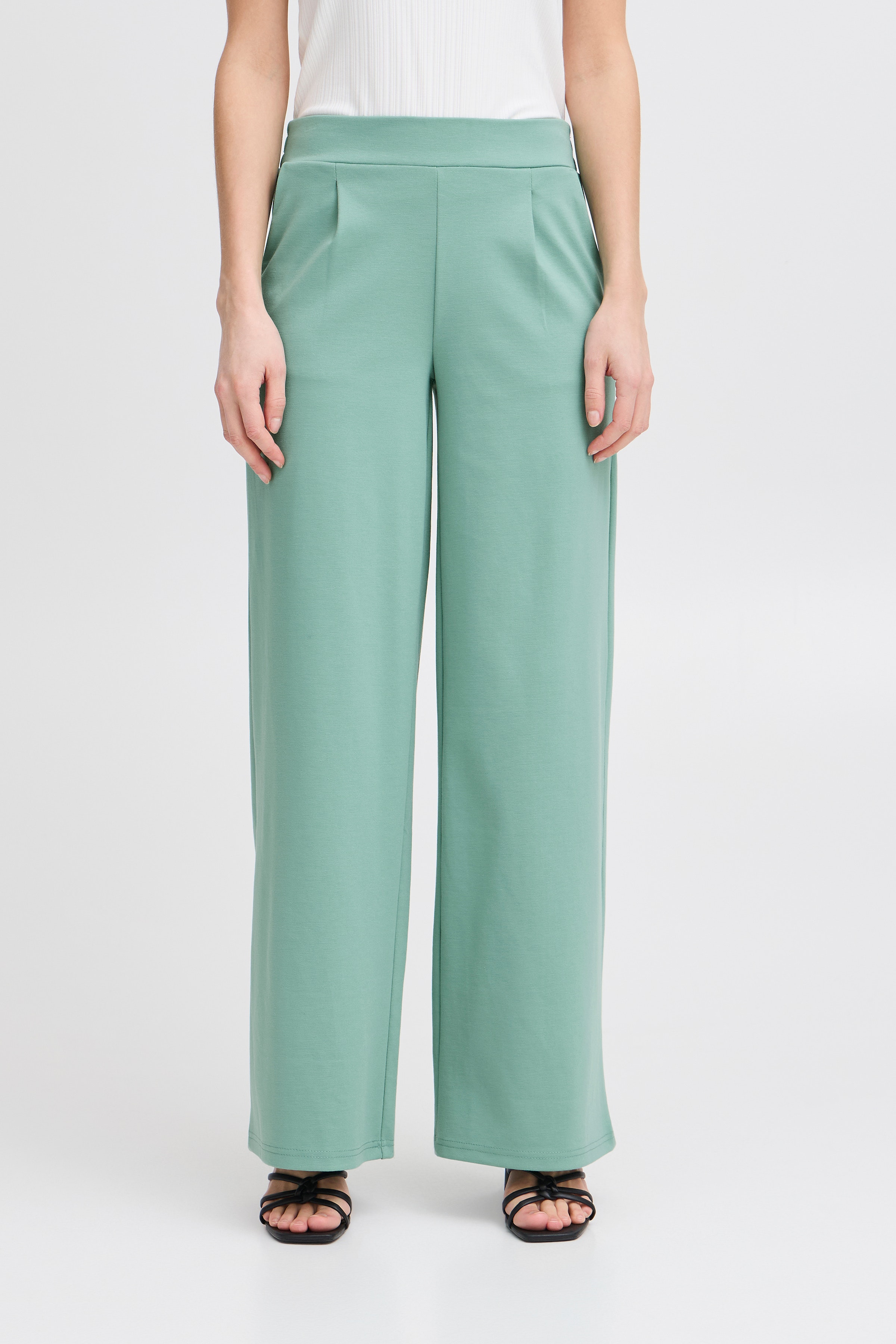 IHKATE LONG WIDE  Bukser LOOKBOOK FRONT 20118337-165515