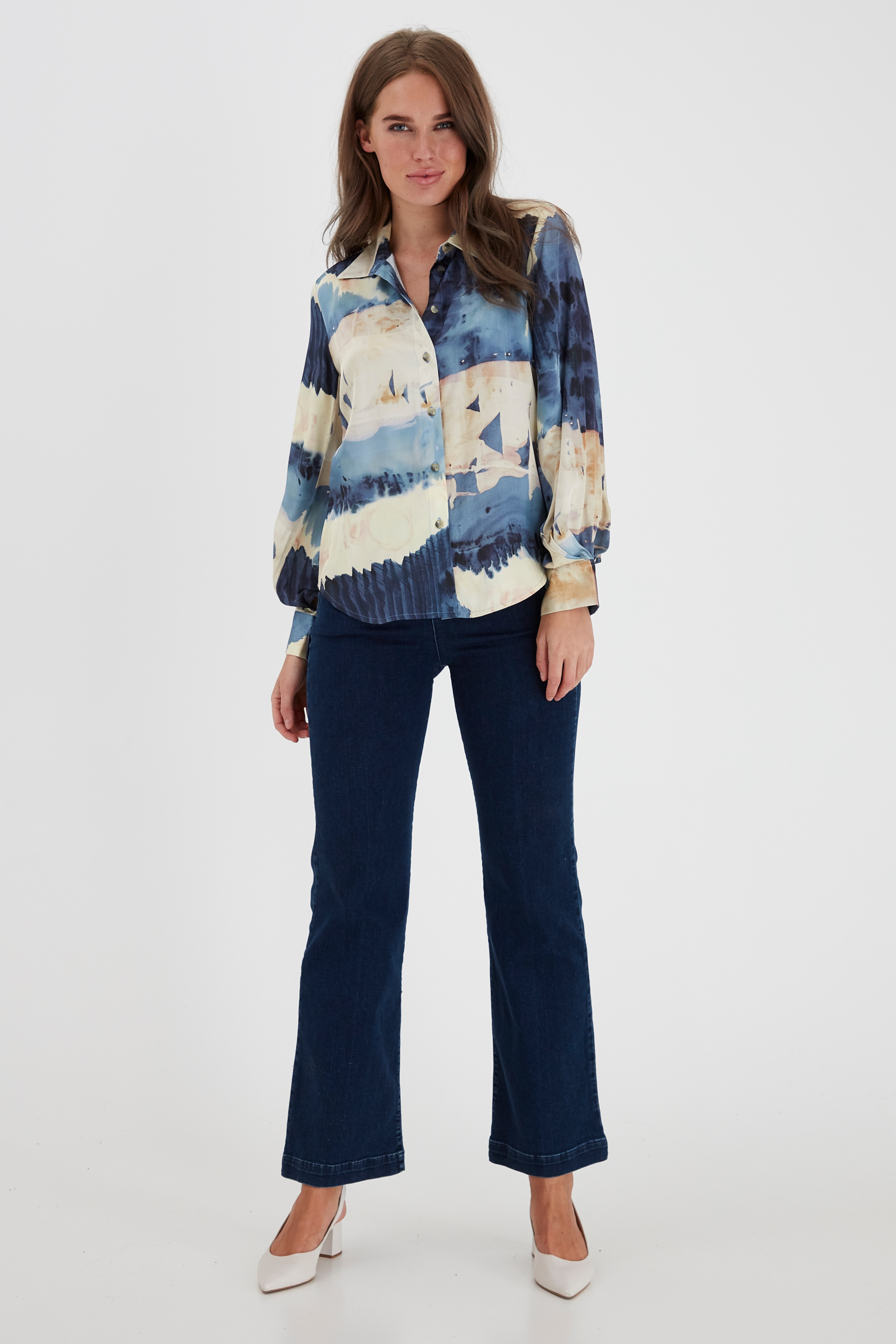 Langarm-Hemdbluse LOOKBOOK FRONT 20403439-200357