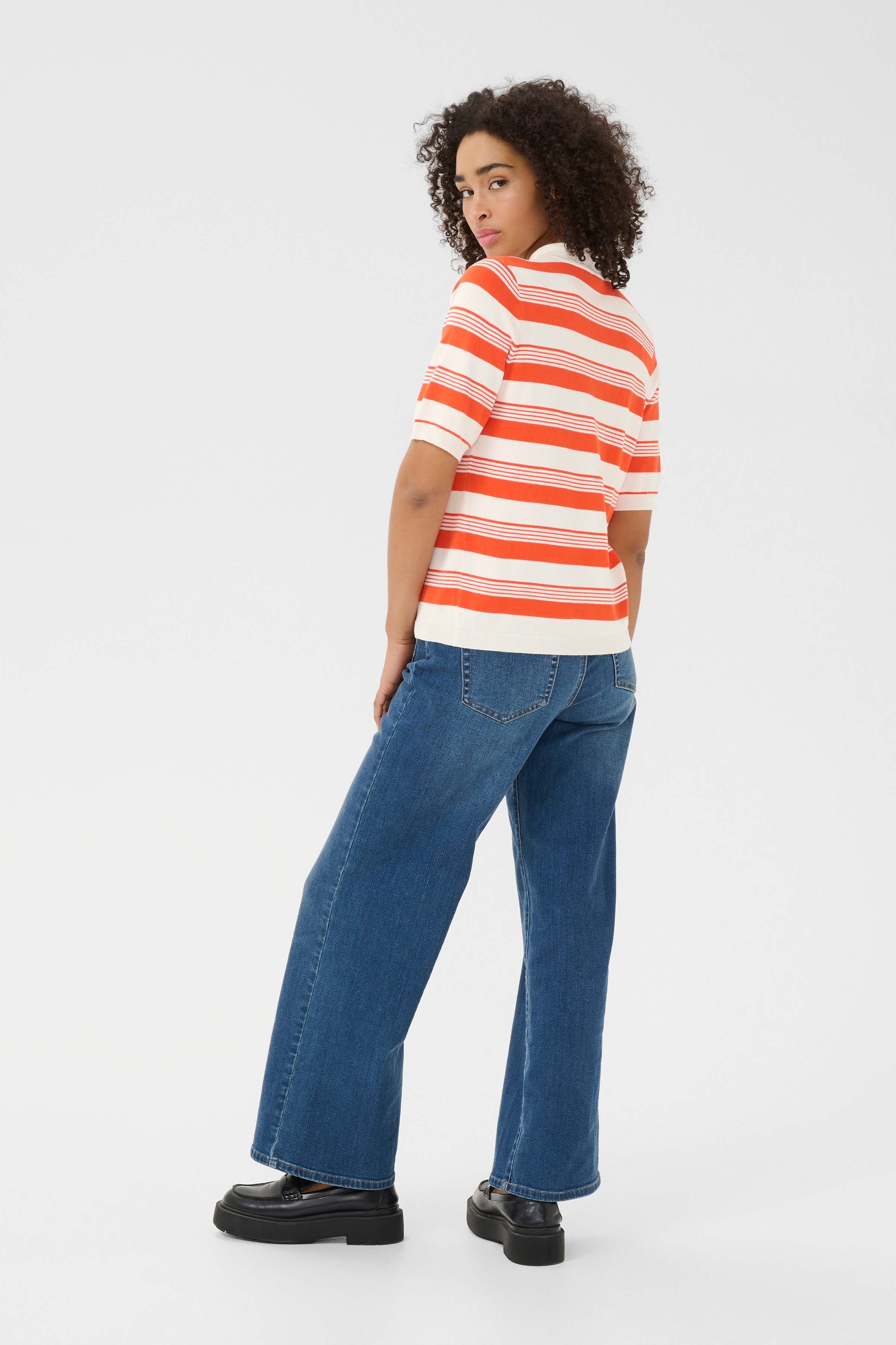 KAlizza Poloskjorte LOOKBOOK BACK 10552426-108566