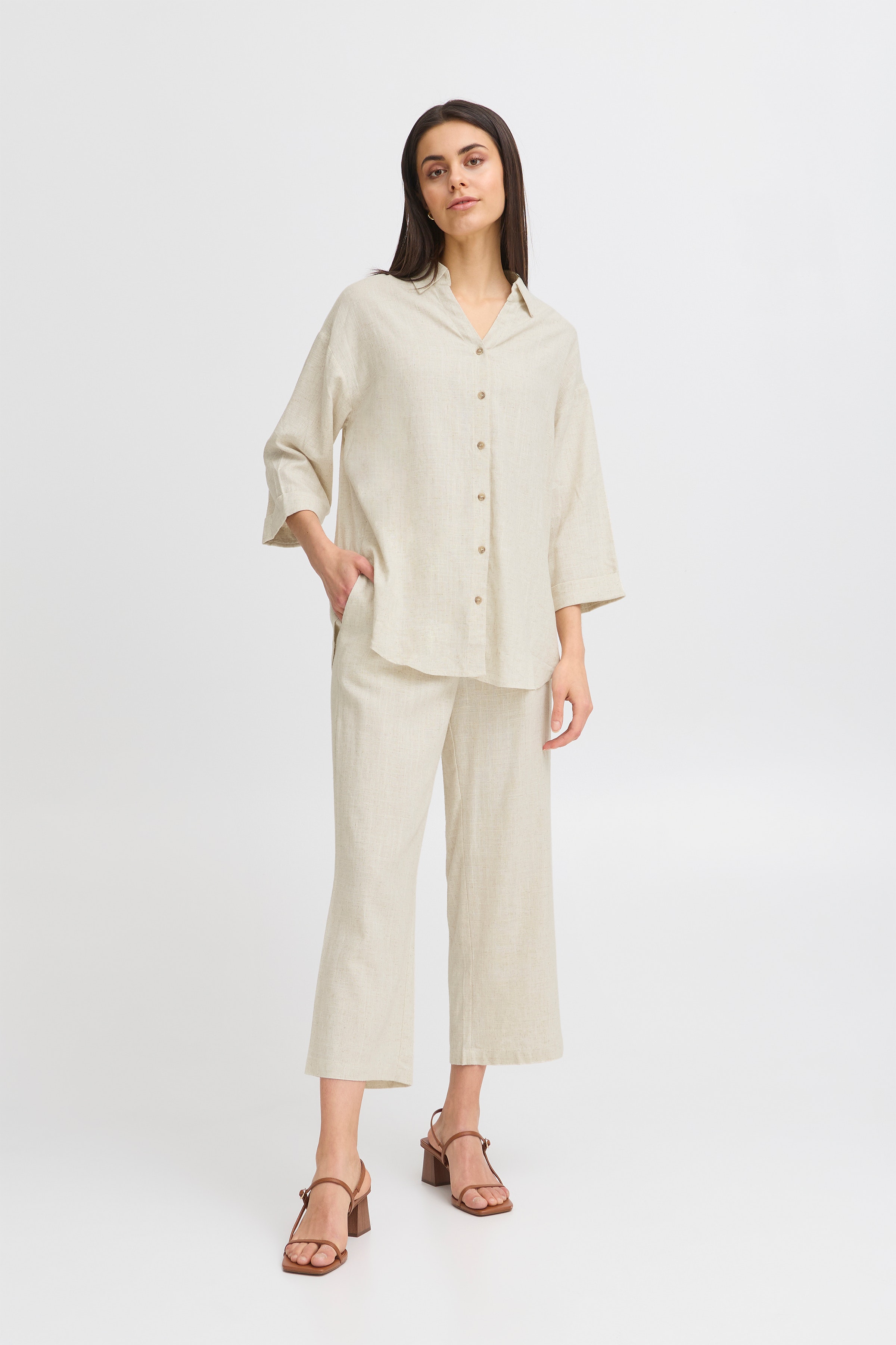 FRJUNA Trousers LOOKBOOK FRONT 20614104-1309051