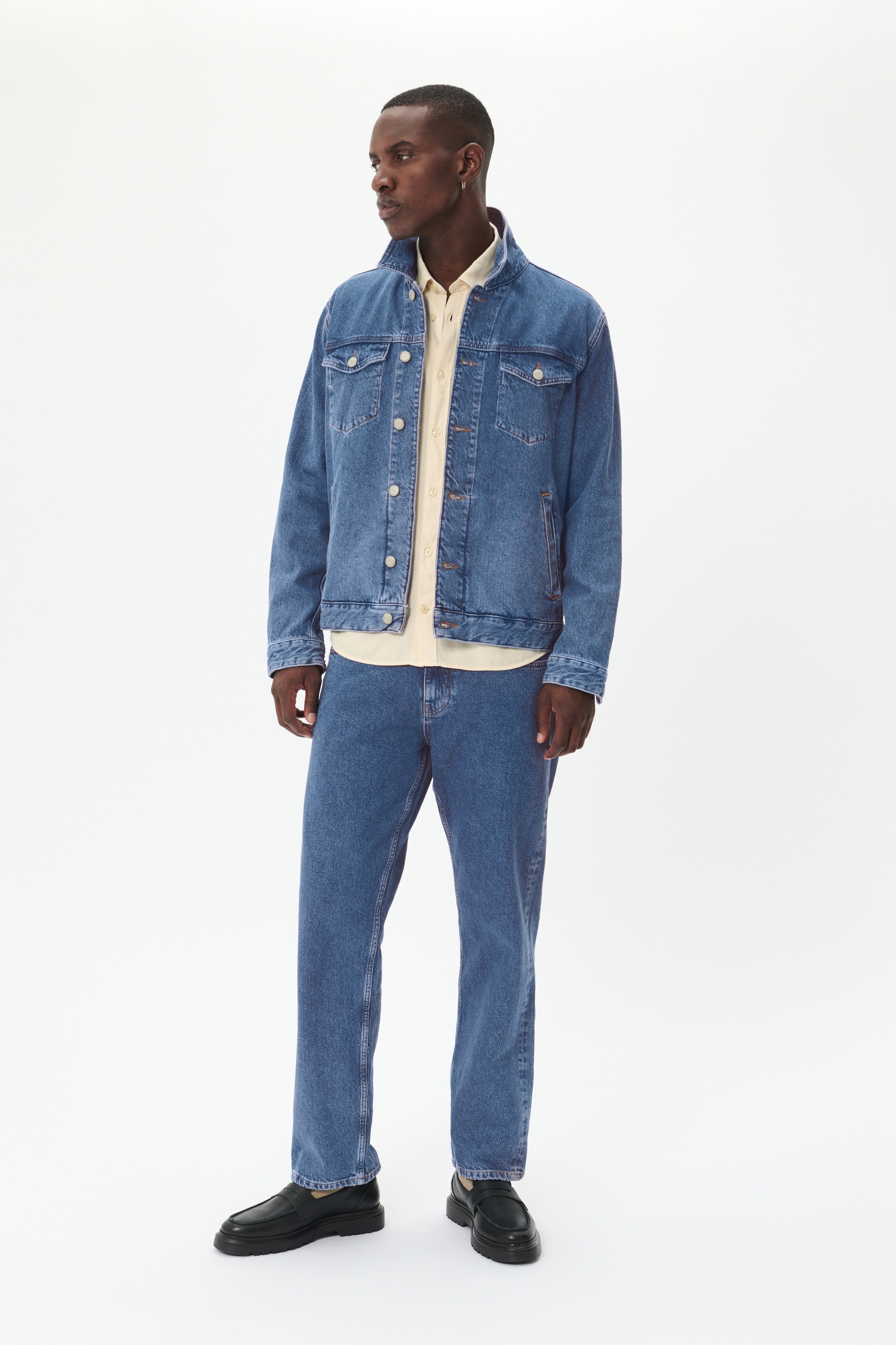 MAleland M73 Washed Denim Jeans LOOKBOOK BACK 30207787-300279