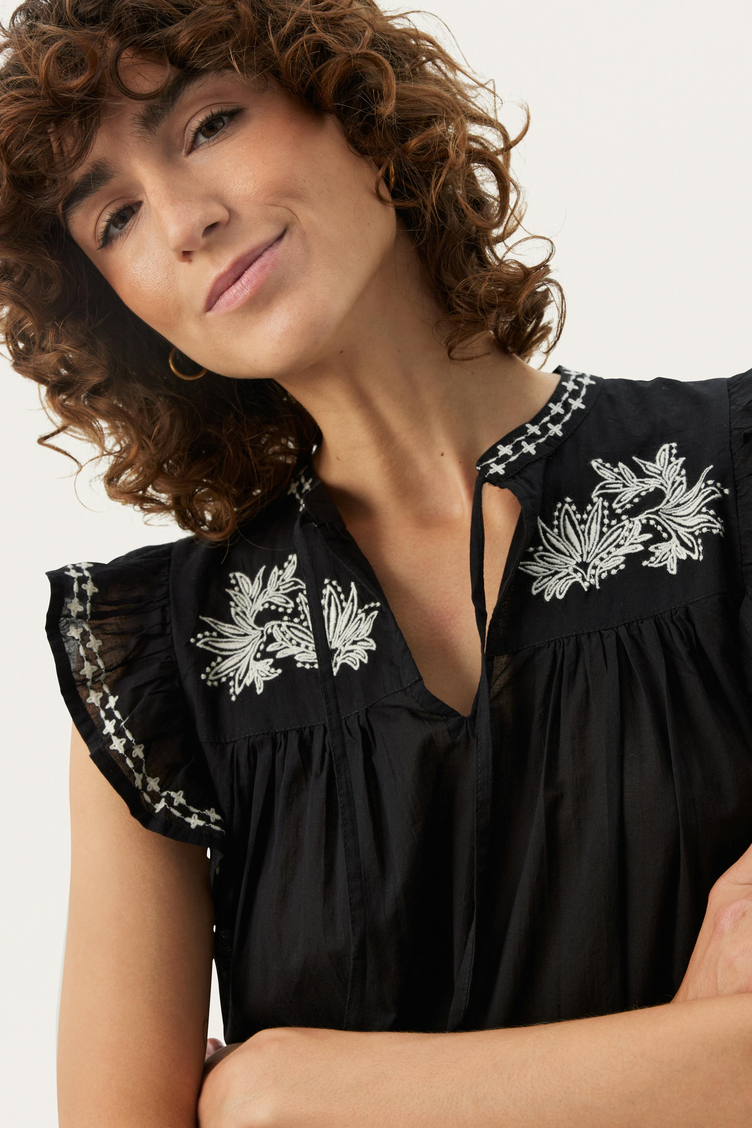 GundborgPW Ruffle top LOOKBOOK DETAIL 30308751-303024