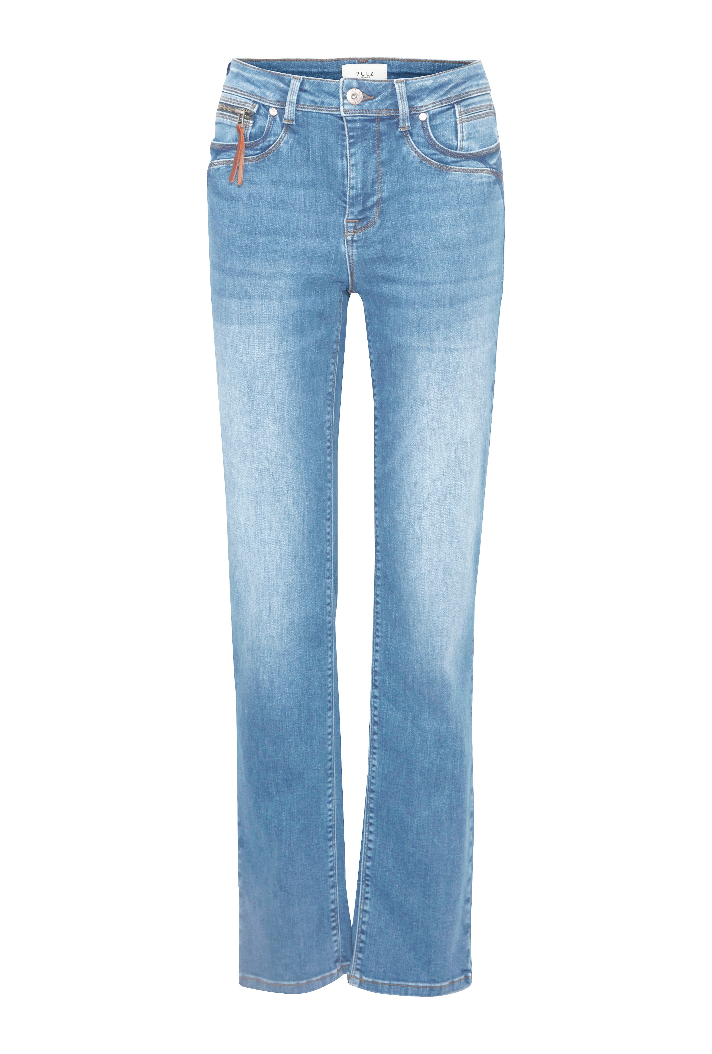 PZKAROLINA HW Jeans Straight Leg PACK FRONT 50205580-200008