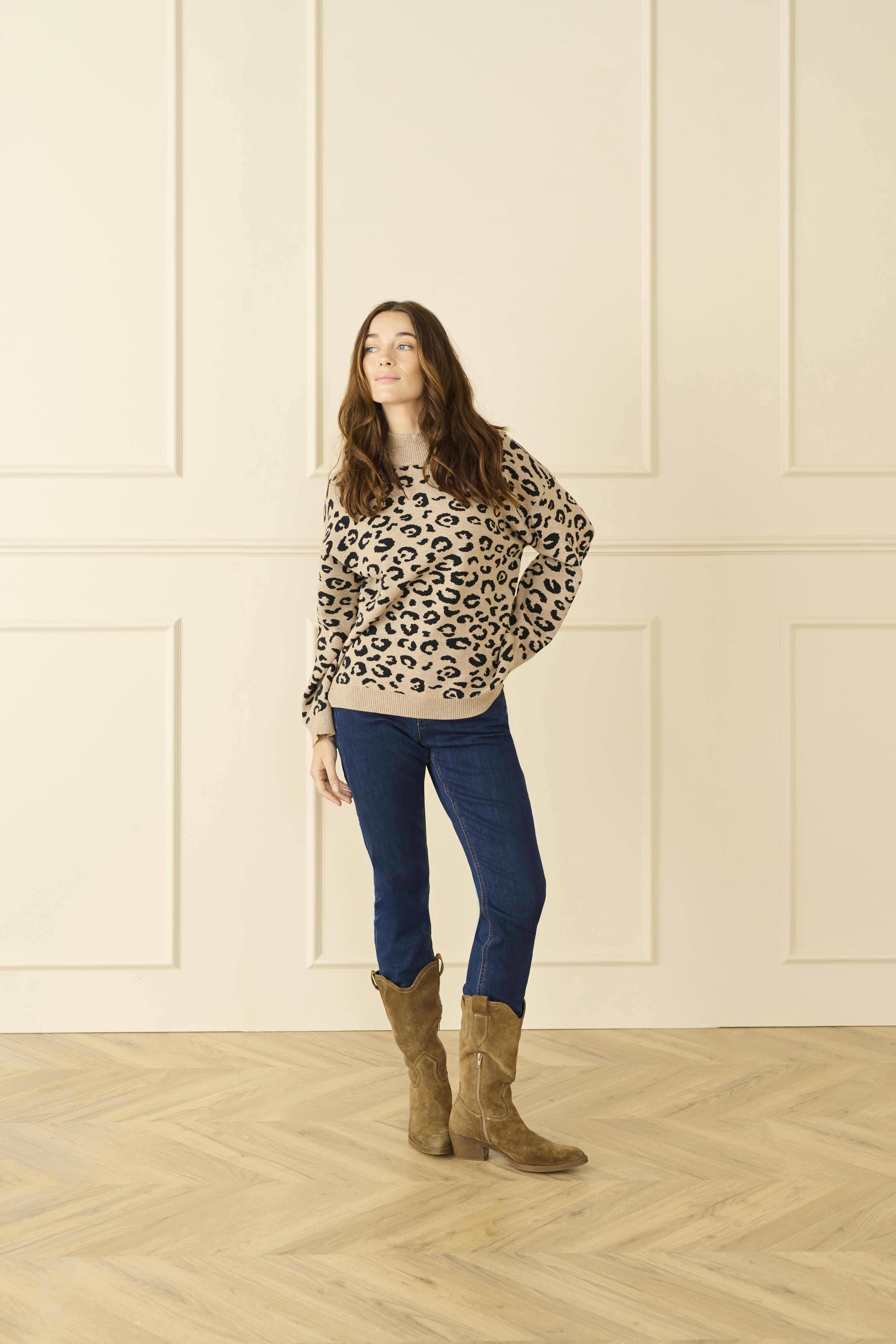 CRSava Leopard pullover LOCATION NONE 10613664-107455