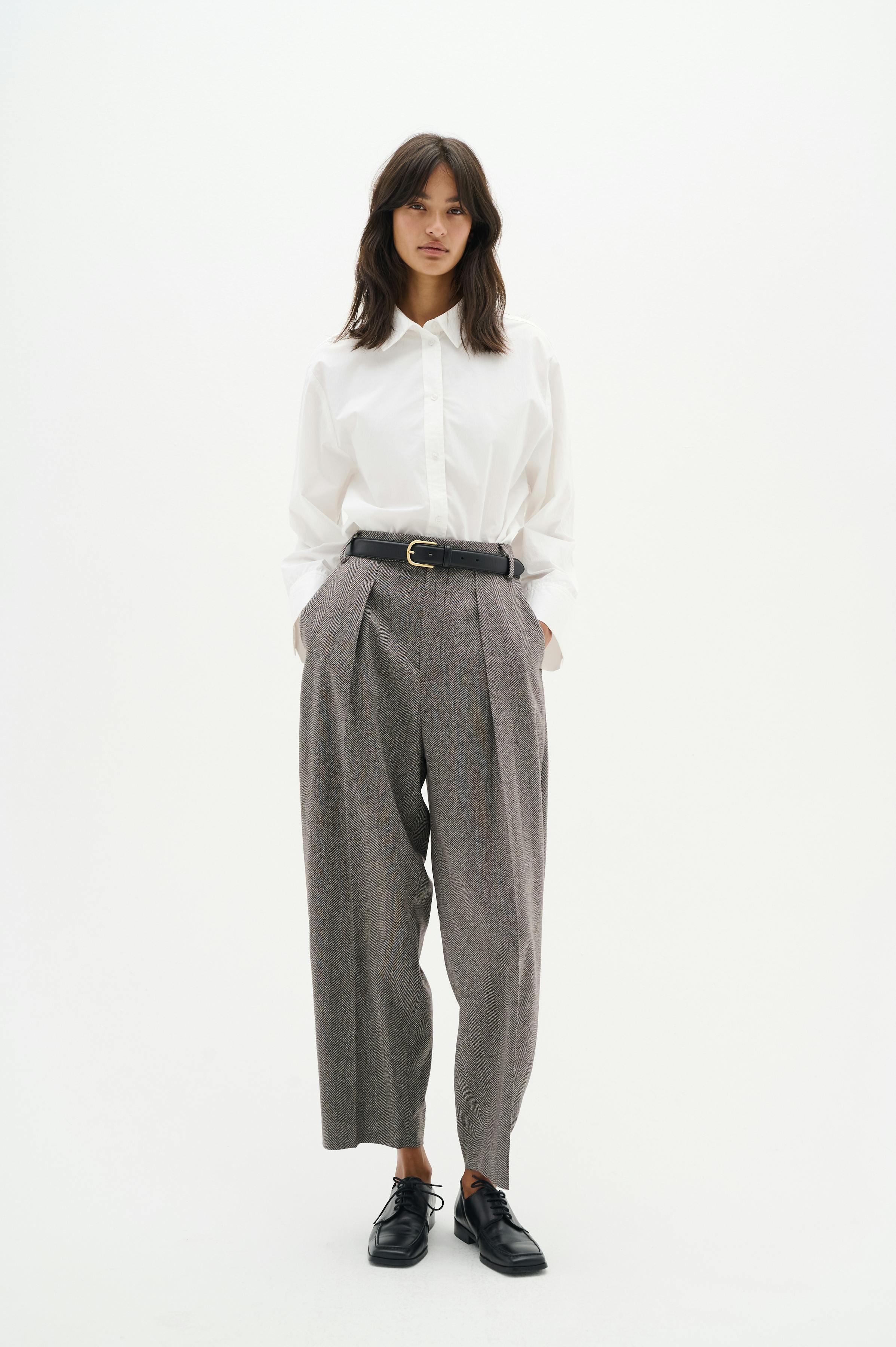 KahlaIW Pleated Trousers LOCATION NONE 30109734-191518