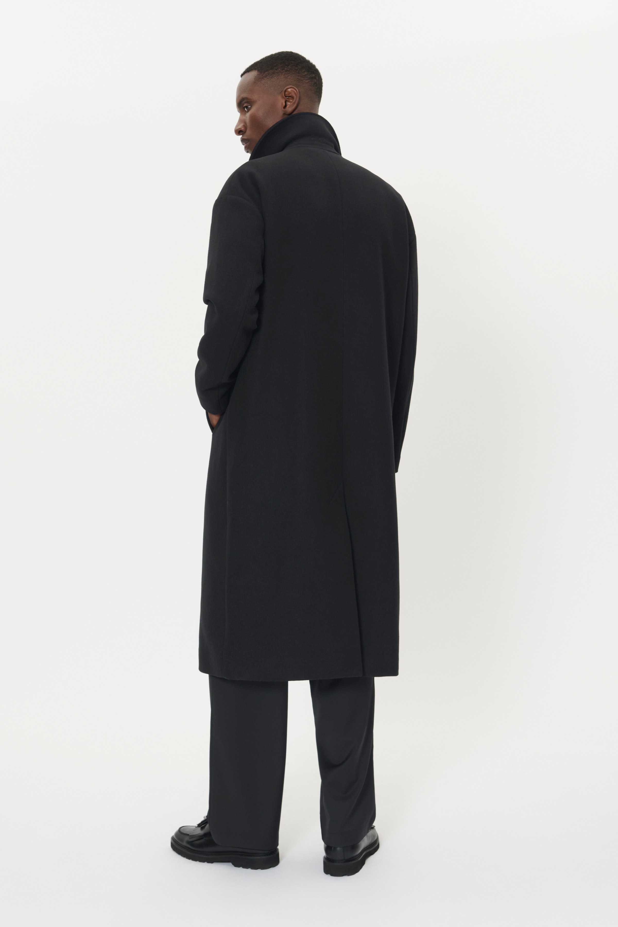 MABurnley Dobbelt­radet Uldfrakke LOOKBOOK BACK 30208858-300275