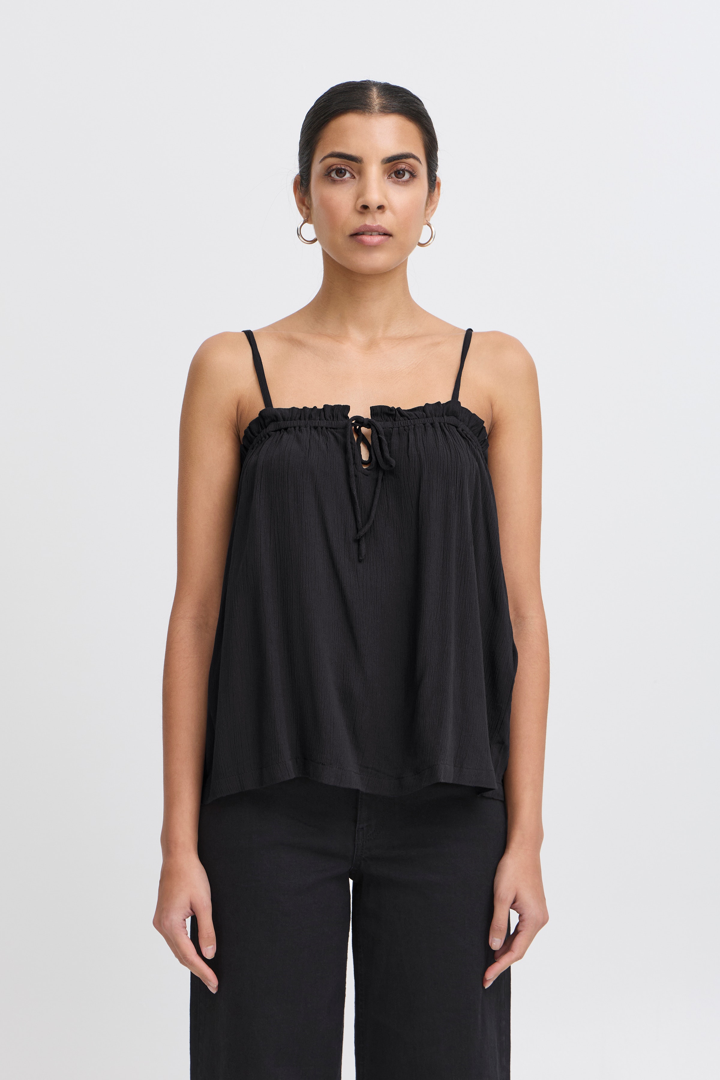 IHMARRAKECH Kortermet bluse LOOKBOOK FRONT 20122945-194008