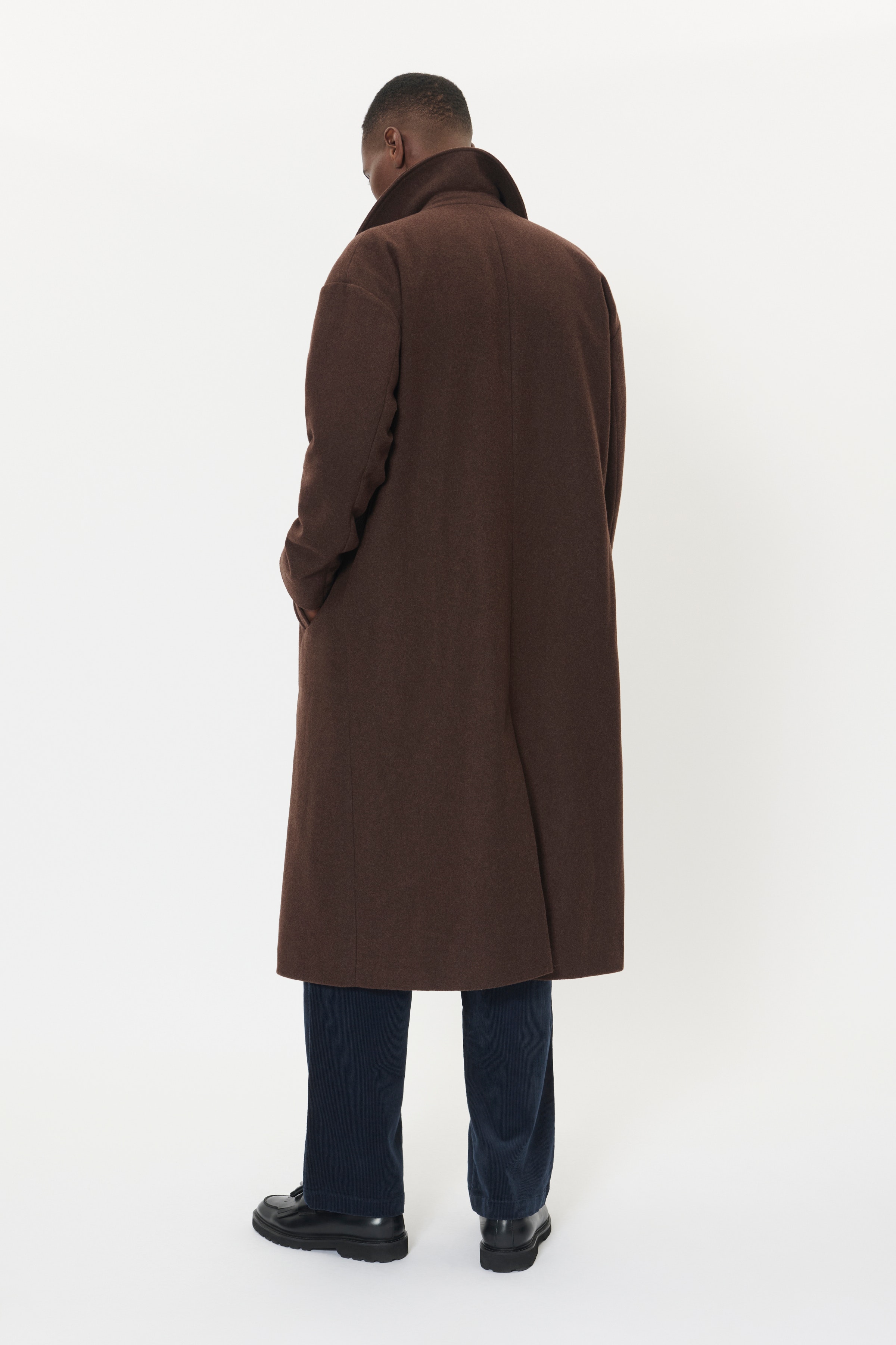 MABurnley Dobbelt­radet Uldfrakke LOOKBOOK BACK 30208858-191419