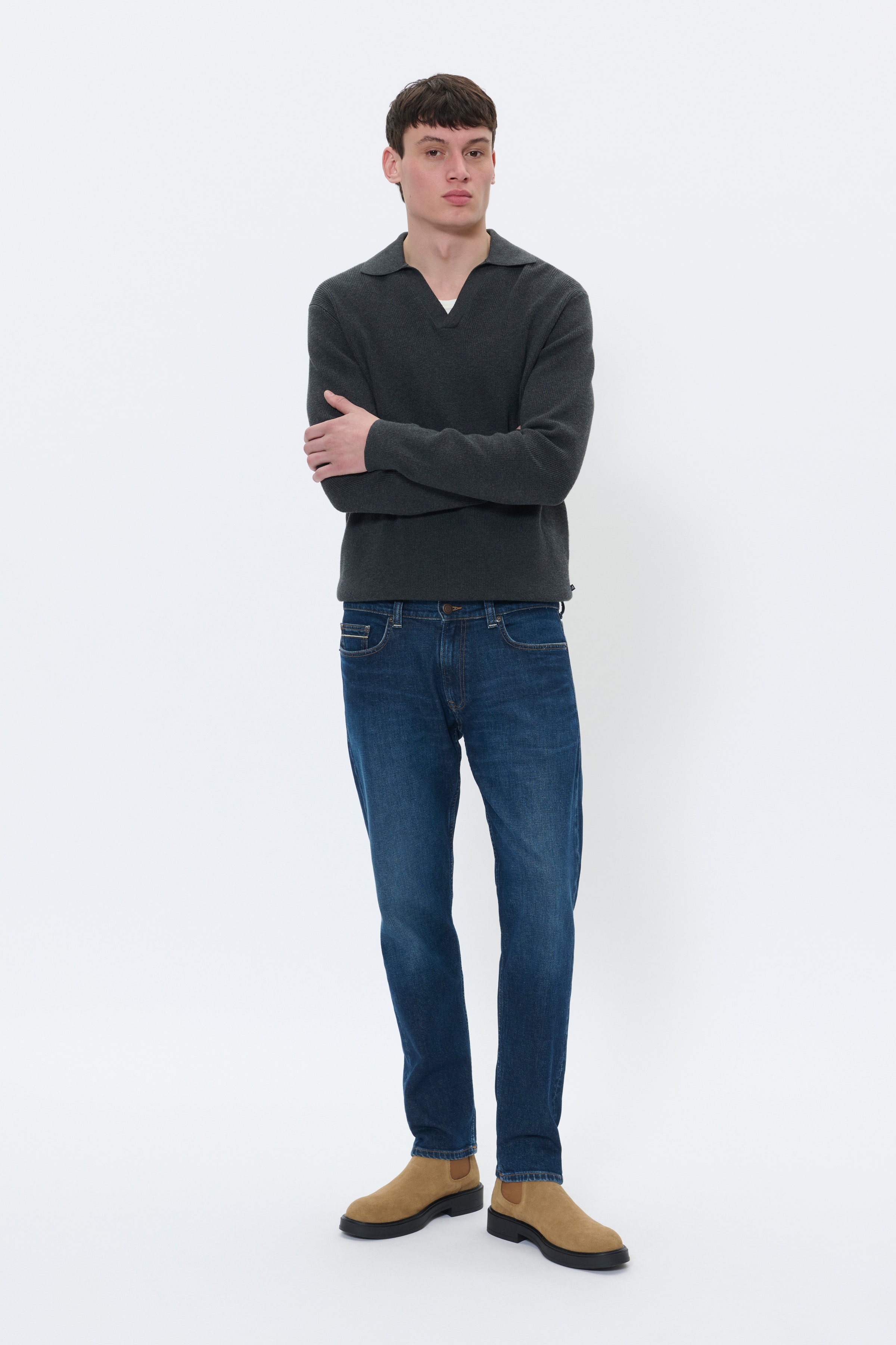 MAJake Heritage Denim-Hose LOOKBOOK FRONT 30208023-303778