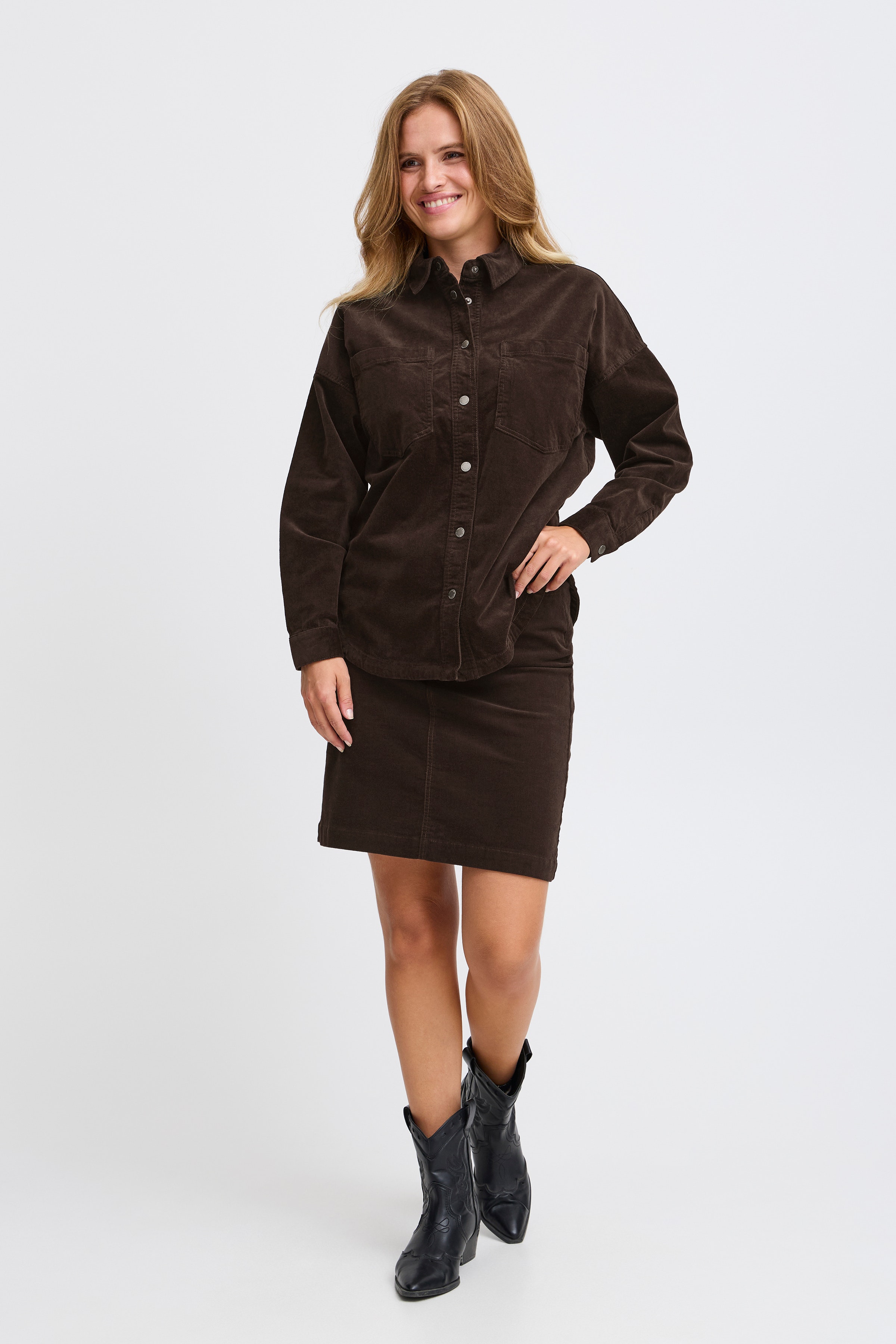 PZSALLY Skjørt LOOKBOOK FRONT 50208443-191103